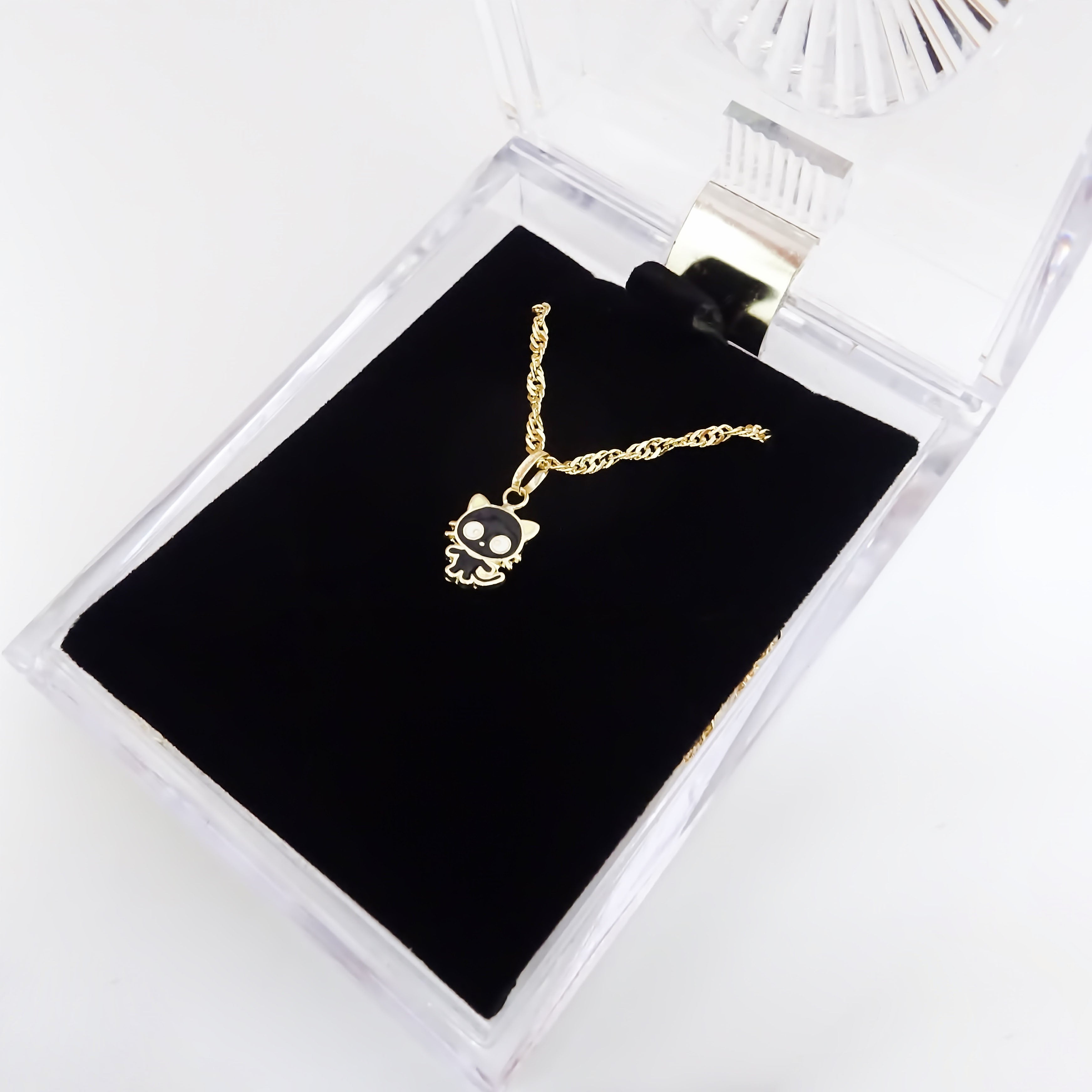 Amor Eterno - Dije Chococat / Oro Sólido 10k