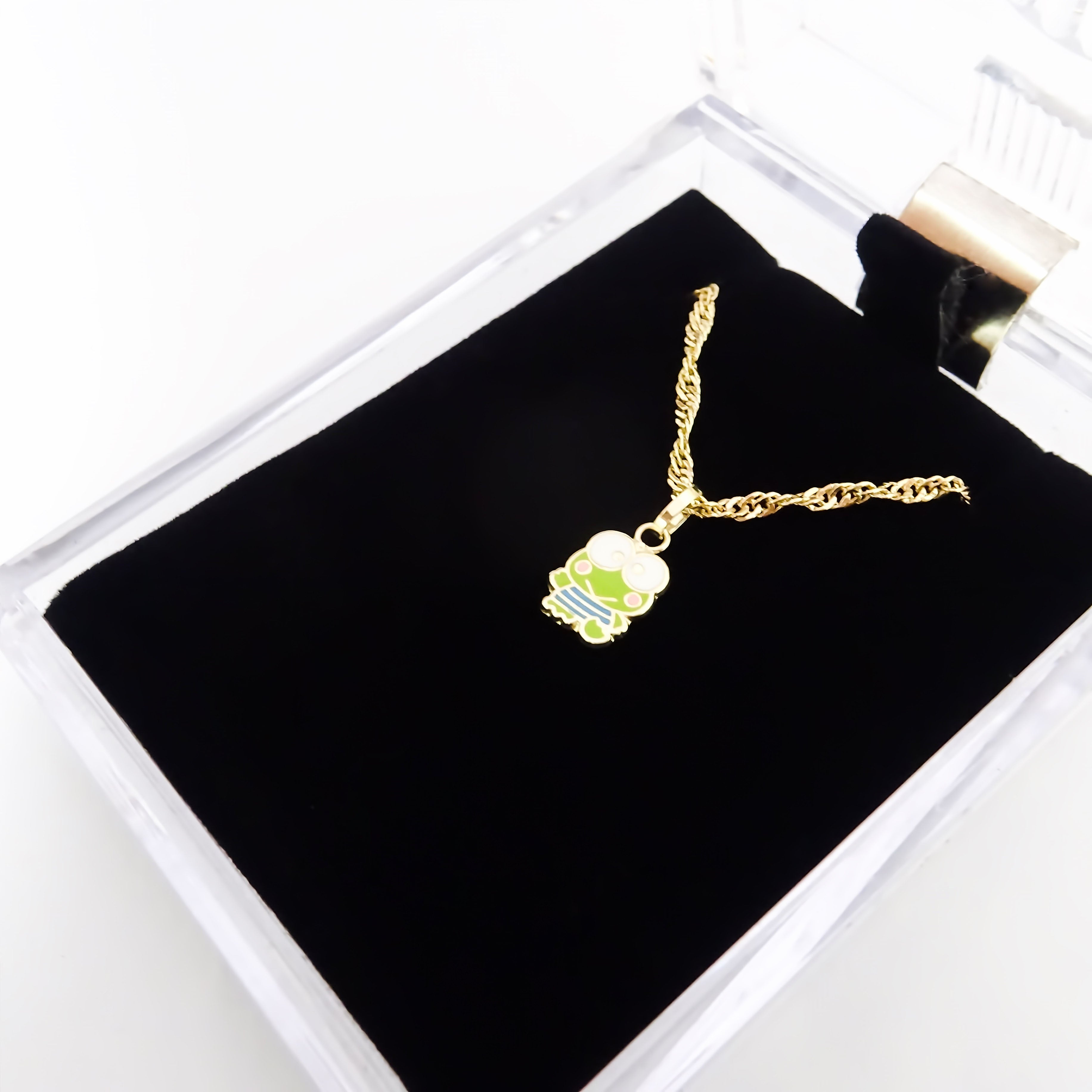 Amor Eterno - Dije Keroppi / Oro Sólido 10k