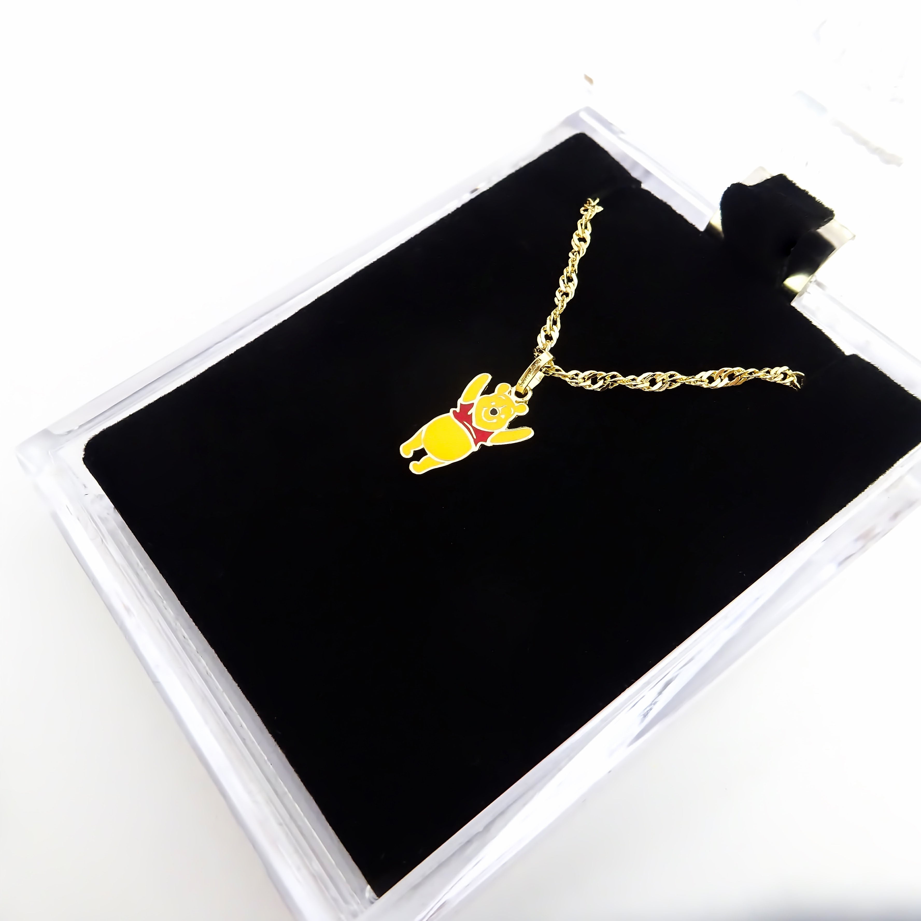 Amor Eterno - Dije Winnie Pooh / Oro Sólido 10k