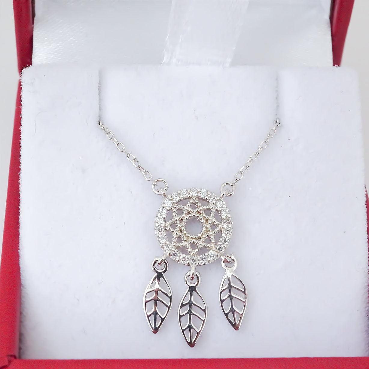 Amor Eterno - Gargantilla Collar Plata Oro 24k Atrapasueños
