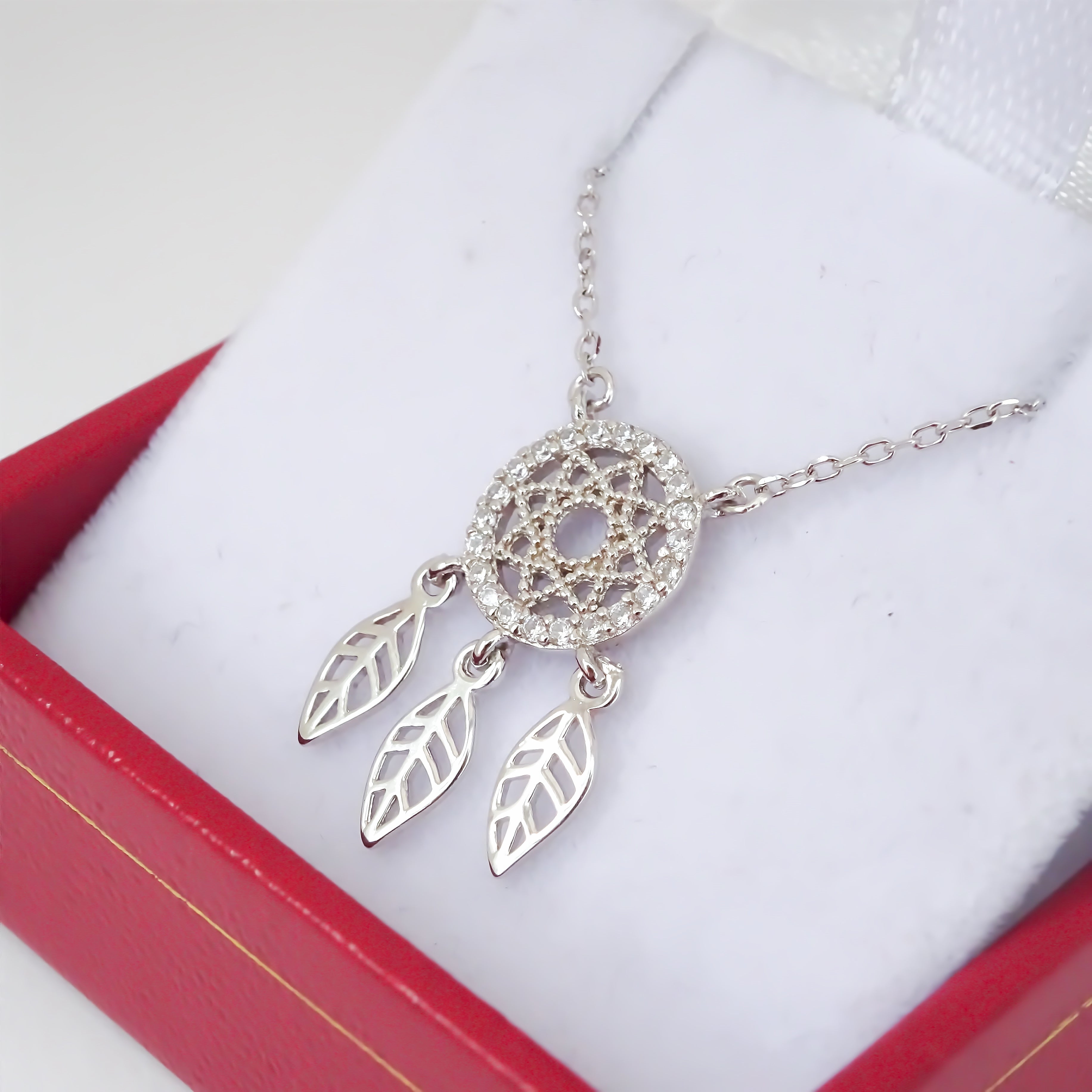 Amor Eterno - Gargantilla Collar Plata Oro 24k Atrapasueños