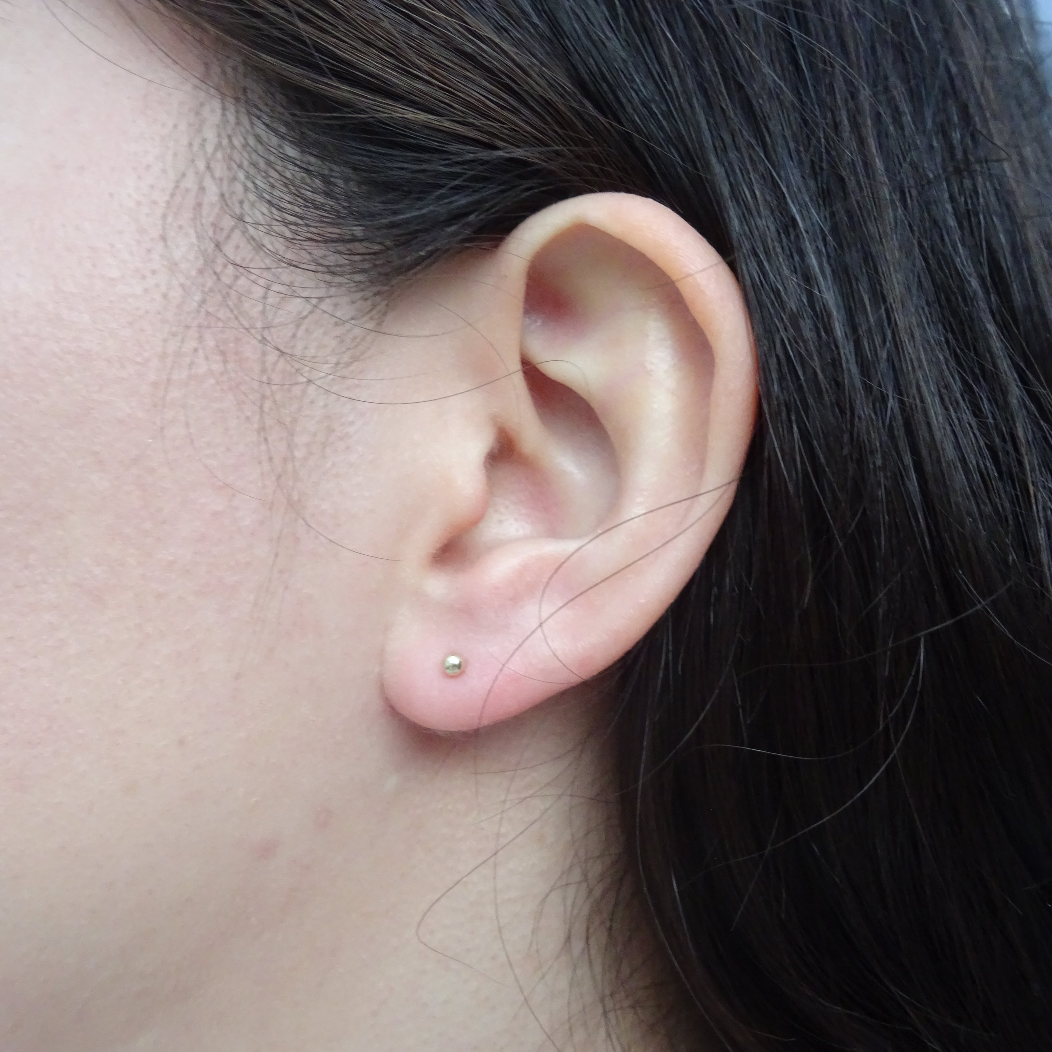 Amor Eterno - Broqueles Bebé / Dormilonas / Aretes / Oro 10k
