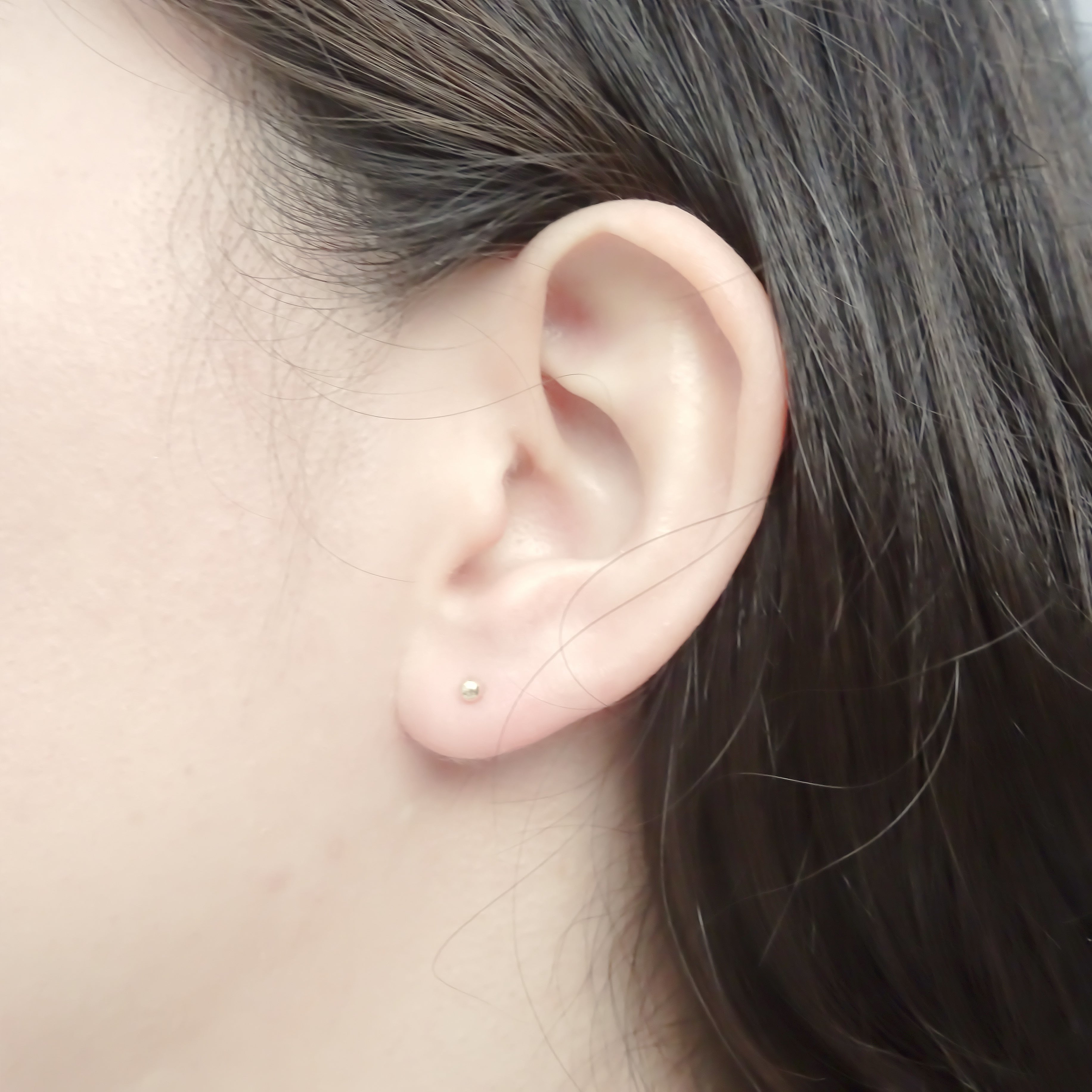 Amor Eterno - Broqueles Bebé / Dormilonas / Aretes / Oro 10k (Rosa)