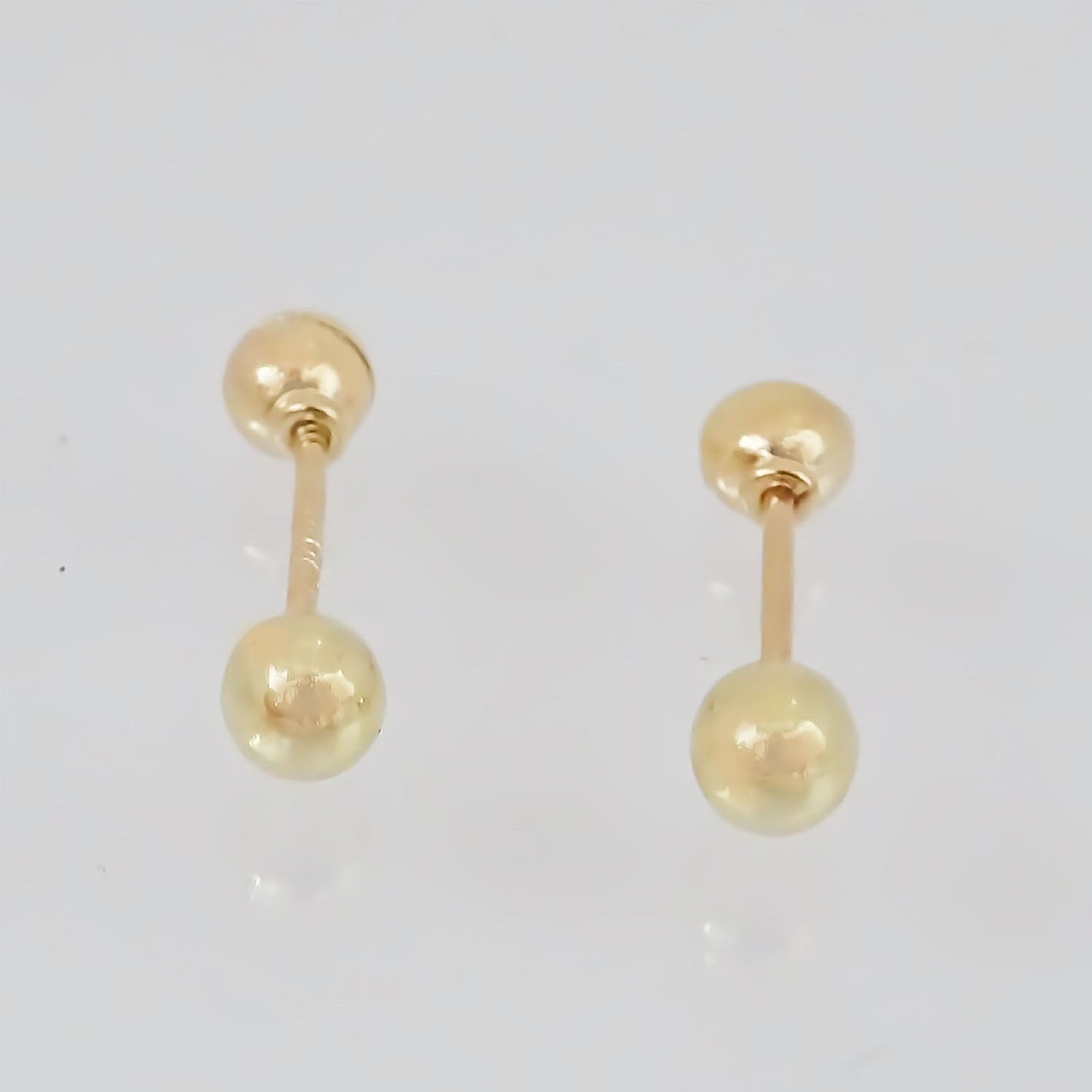 Amor Eterno - Broqueles Bebé / Dormilonas / Aretes / Oro 10k