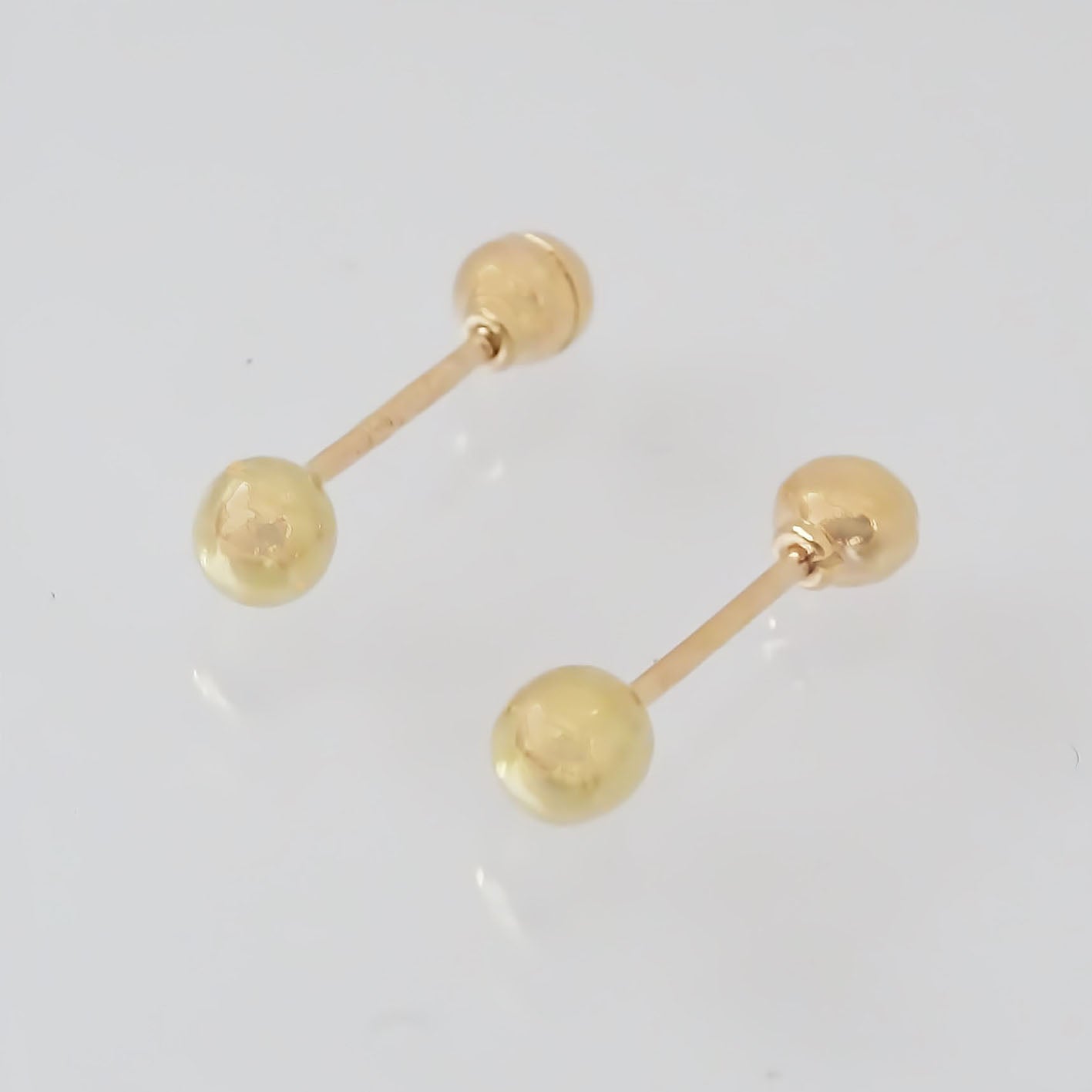 Amor Eterno - Broqueles Bebé / Dormilonas / Aretes / Oro 10k