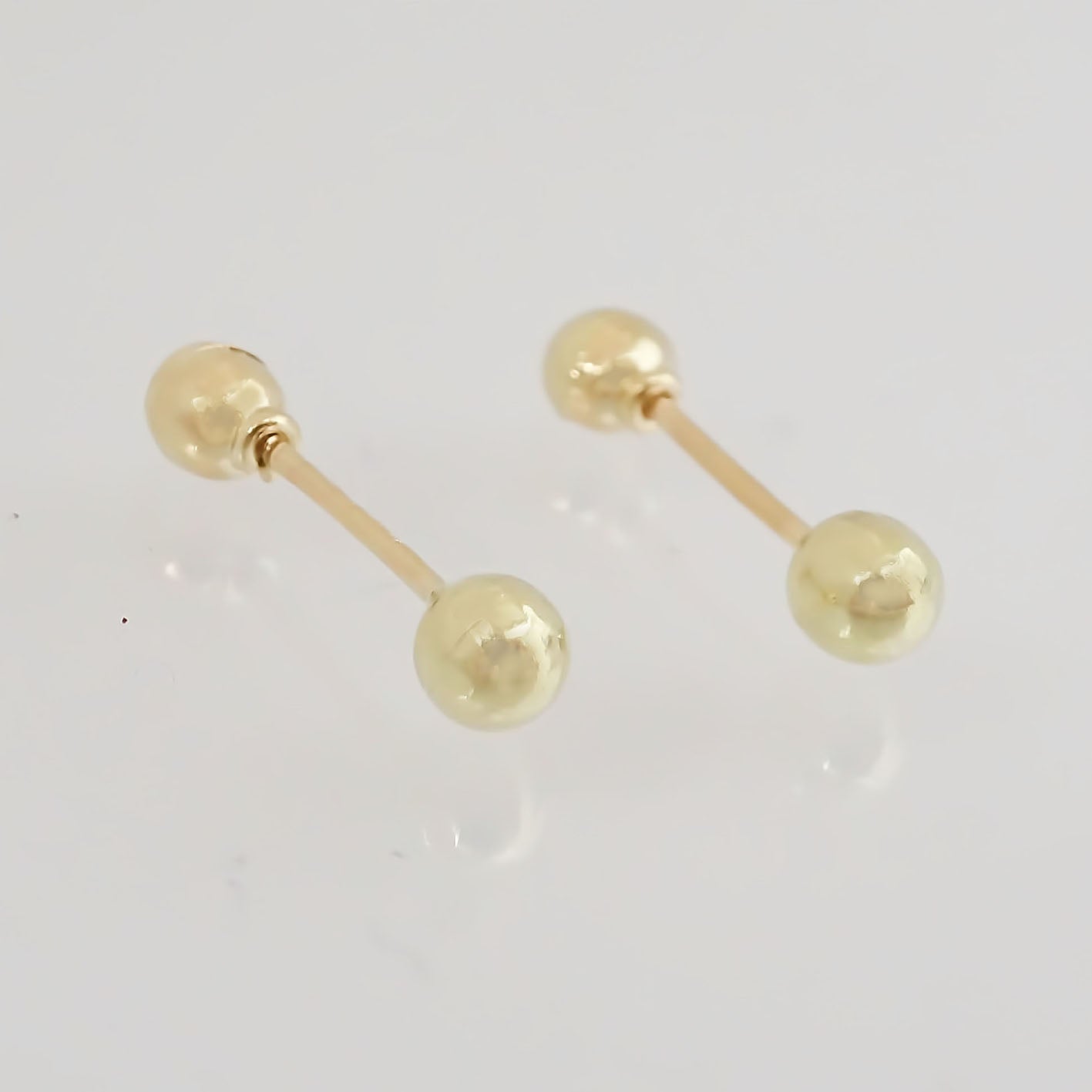 Amor Eterno - Broqueles Bebé / Dormilonas / Aretes / Oro 10k