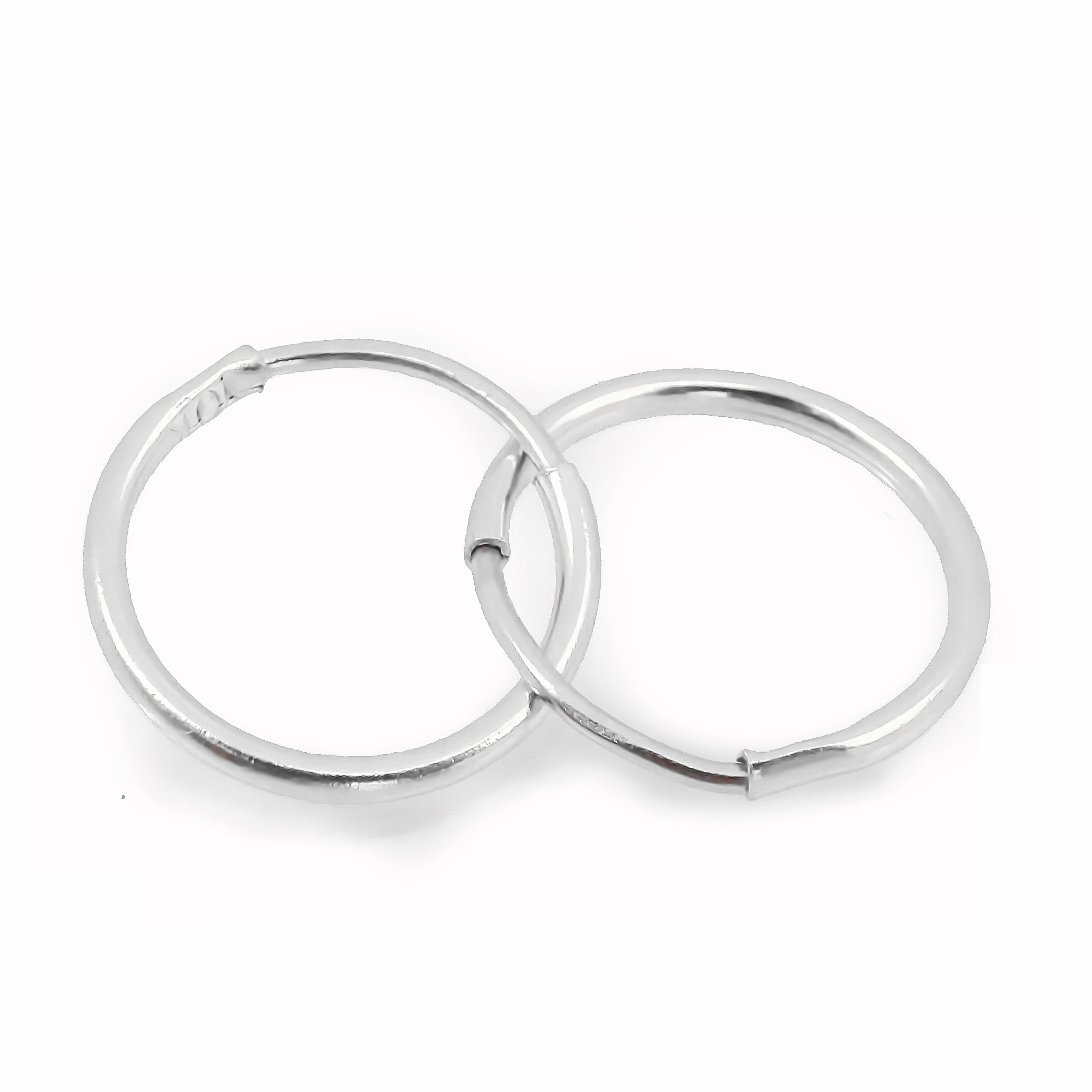Amor Eterno - Arracadas / Piercing 1.3cm / Aretes / Oro 10k
