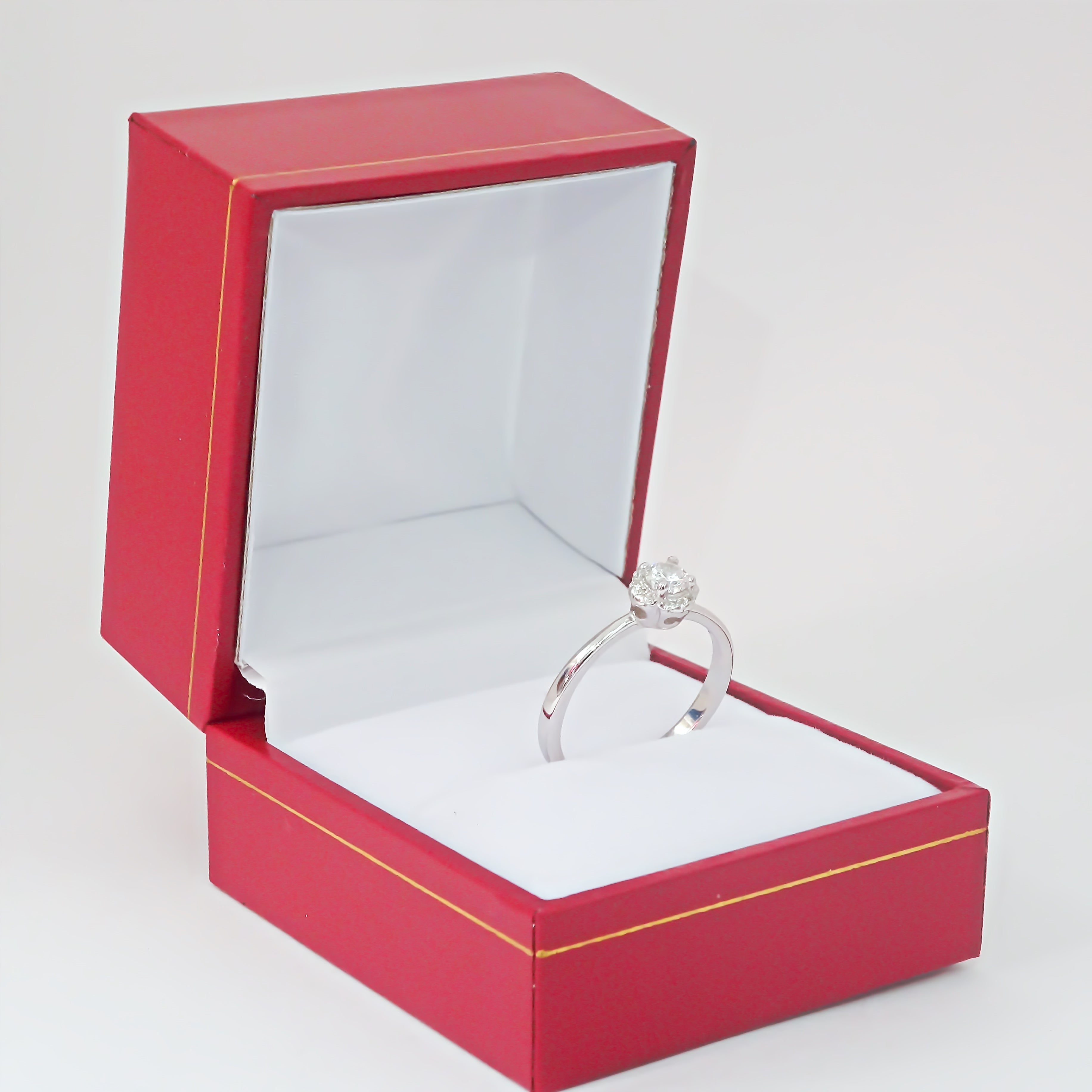 Amor Eterno - Anillo Promesa / Celeste / Plata Con Oro 24k