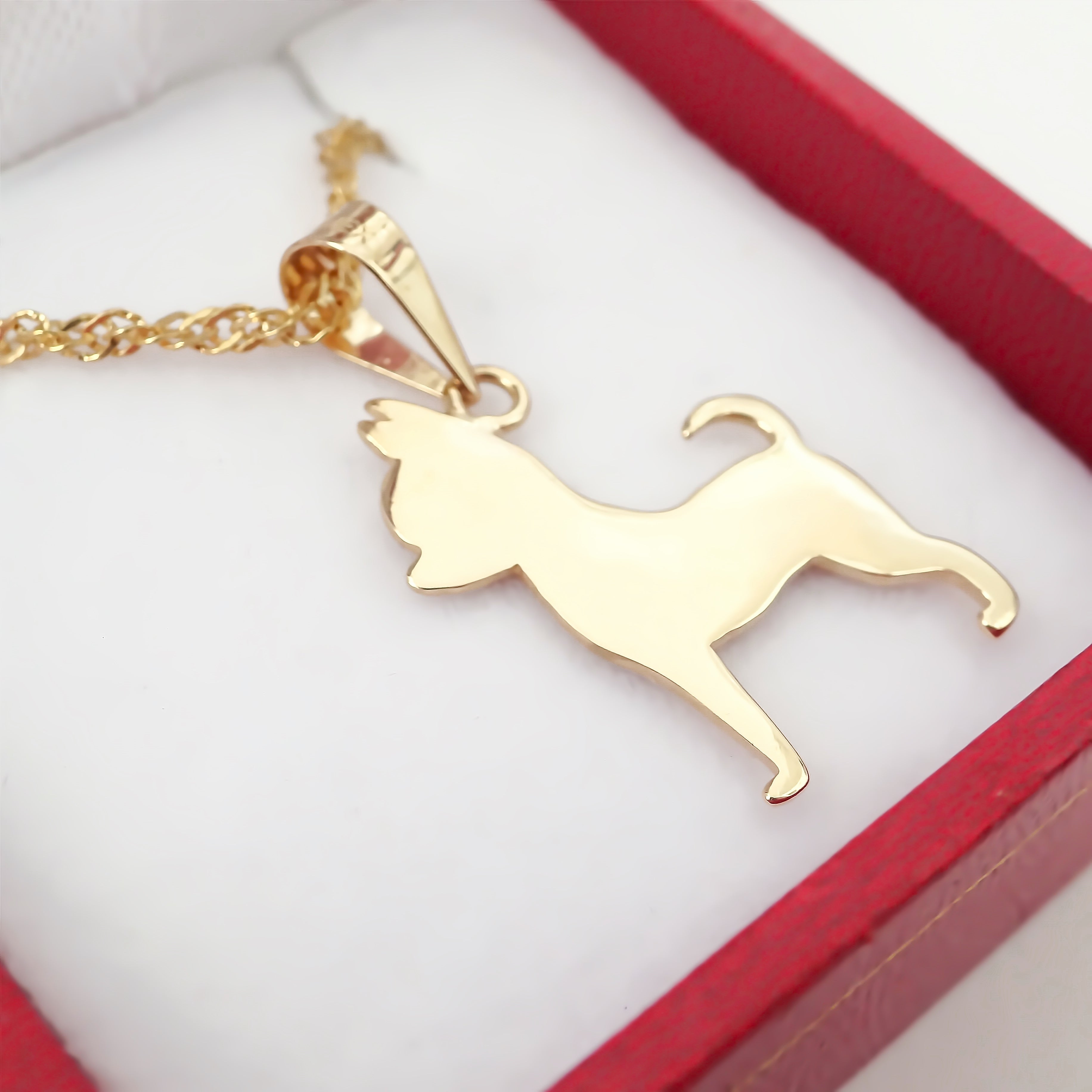 Amor Eterno - Dije Perrito Chihuahua Oro 10k + Cadena Regalo