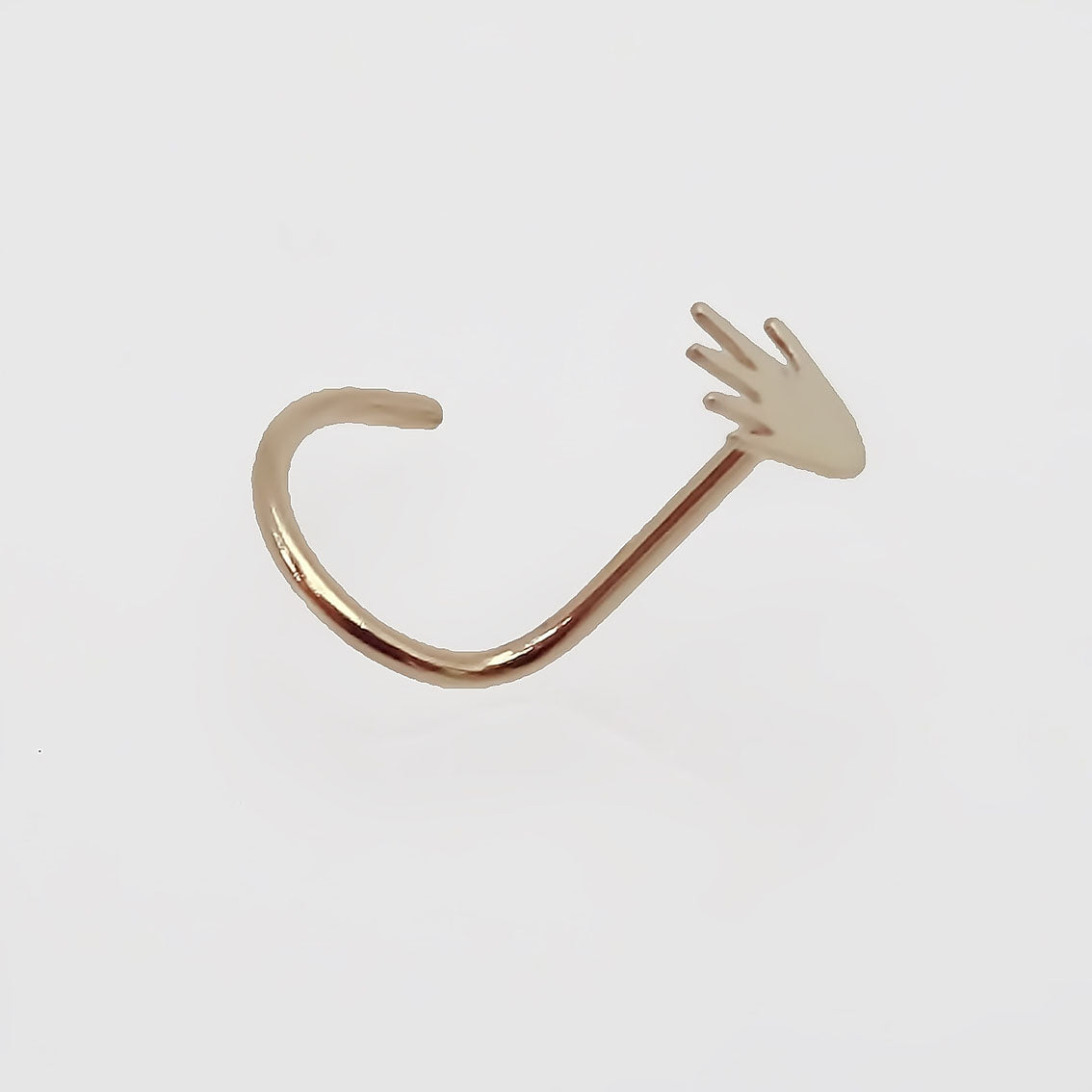 Amor Eterno - Piercing Para Nariz / Oro Sólido 10k