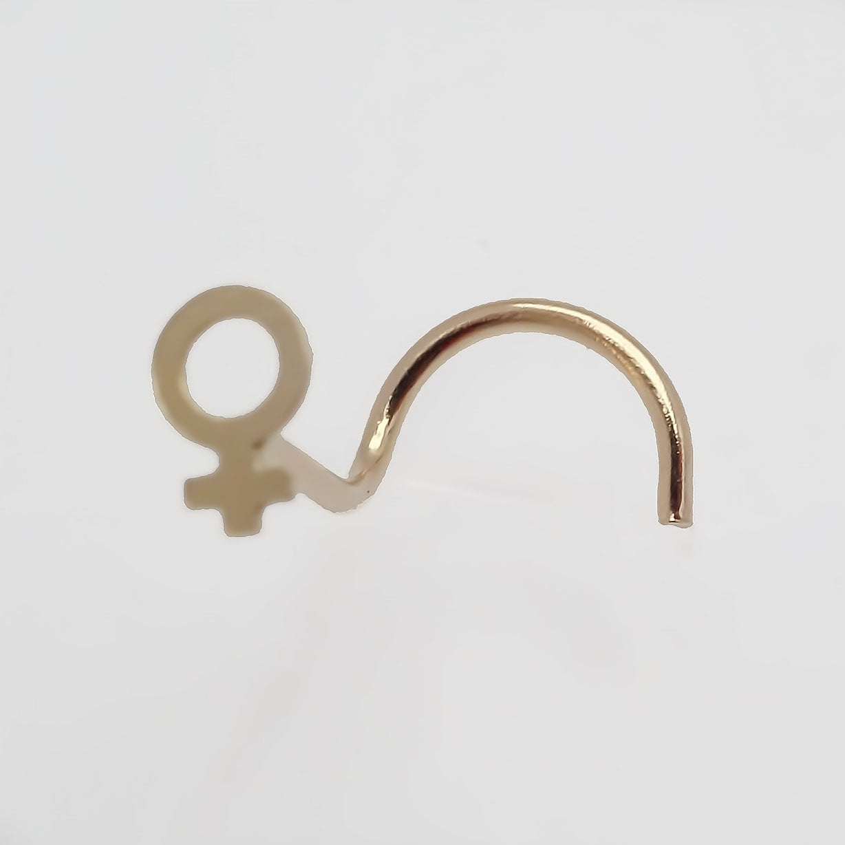 Amor Eterno - Piercing Para Nariz / Oro Sólido 10k