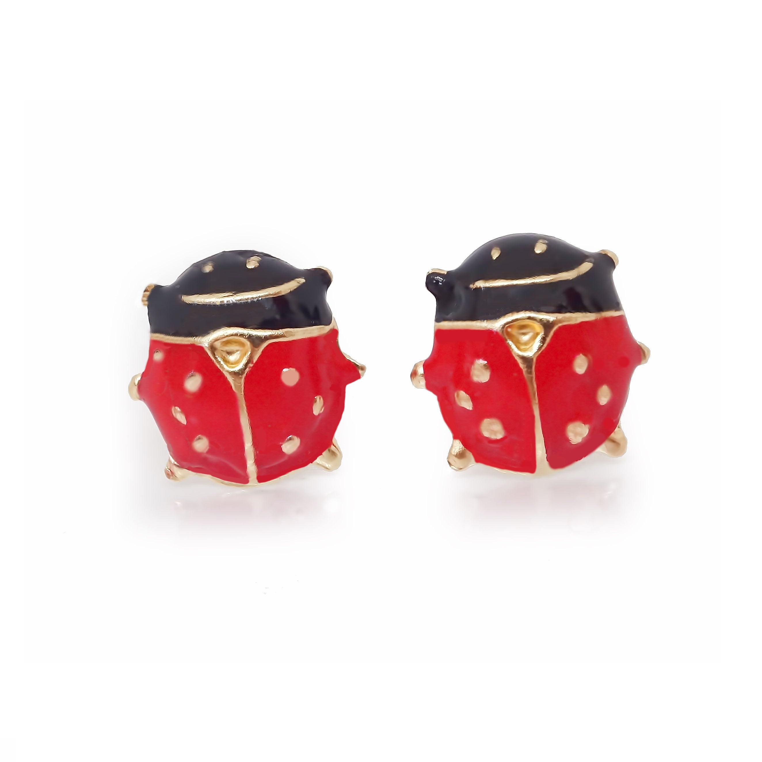 Amor Eterno - Broqueles Catarina Grande Aretes / Oro 10k