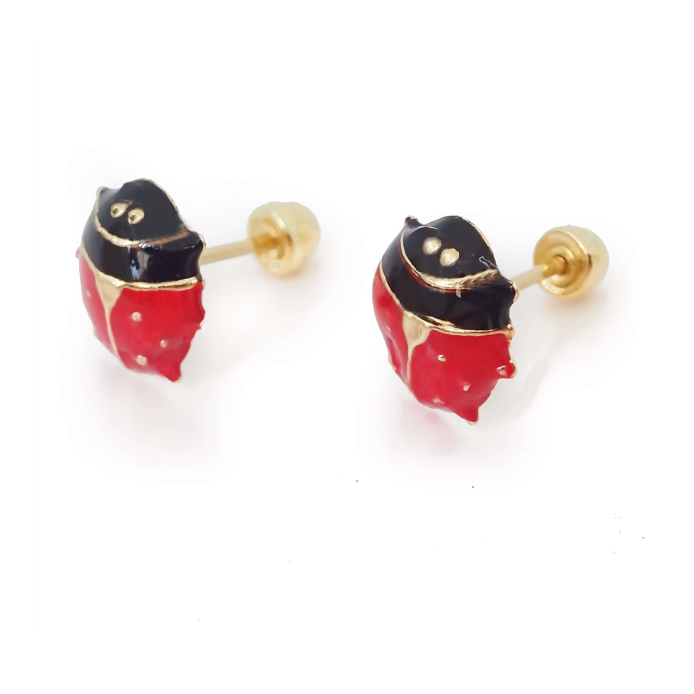 Amor Eterno - Broqueles Catarina Bebé Aretes / Oro 10k