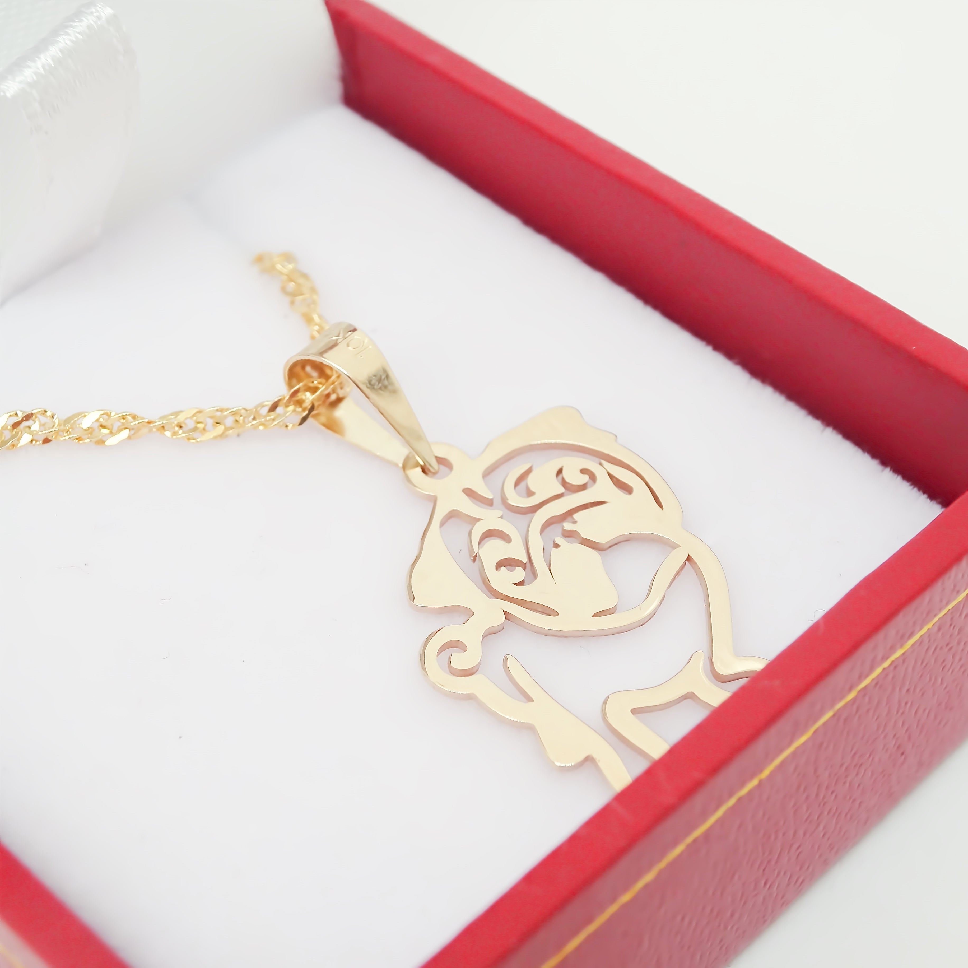 Amor Eterno - Dije Perrito Pug Oro 10k + Cadena de Regalo