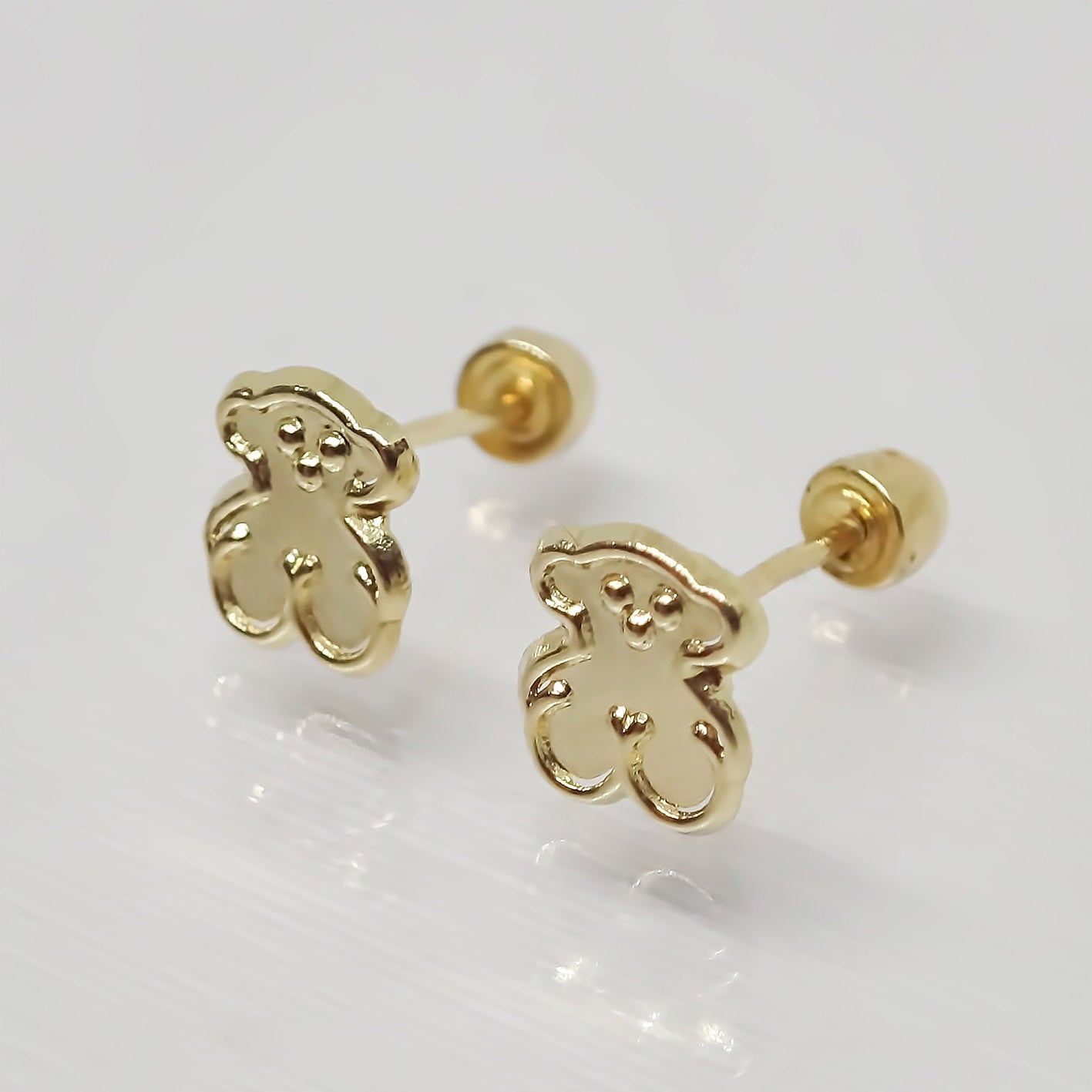 Amor Eterno - Broqueles Aretes Tous Relieve / Oro 10k