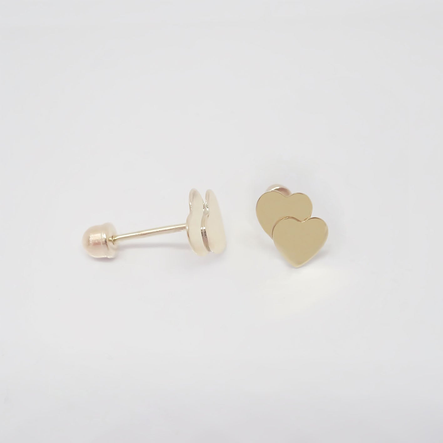 Amor Eterno - Broqueles / Tu Y Yo Corazón / Aretes Oro 10k