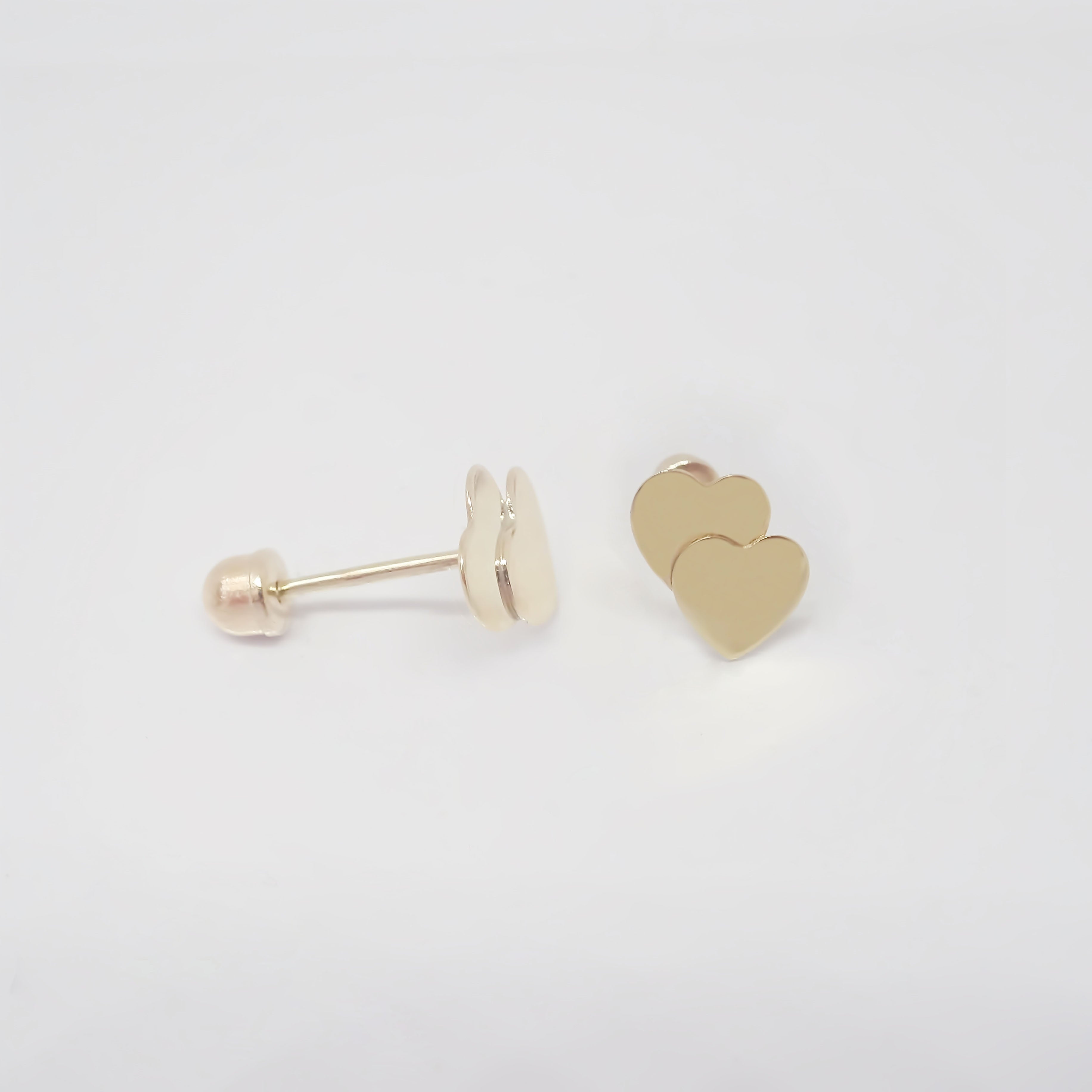 Amor Eterno - Broqueles / Tu Y Yo Corazón / Aretes Oro 10k