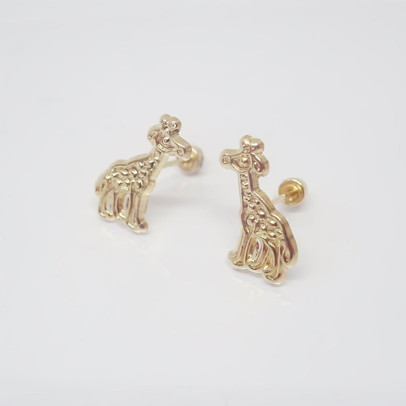 Amor Eterno - Broqueles Aretes / Jirafa / Oro 10k