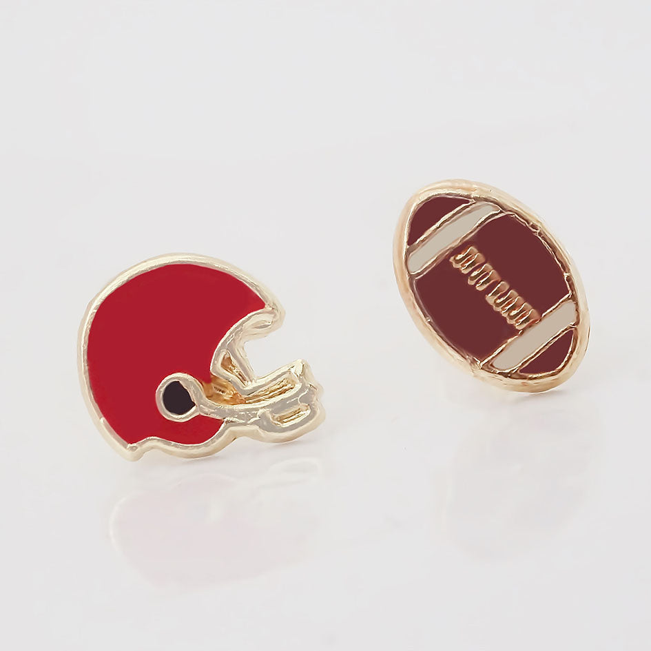 Amor Eterno - Broqueles Deluxe / Futbol Americano / Oro 10k