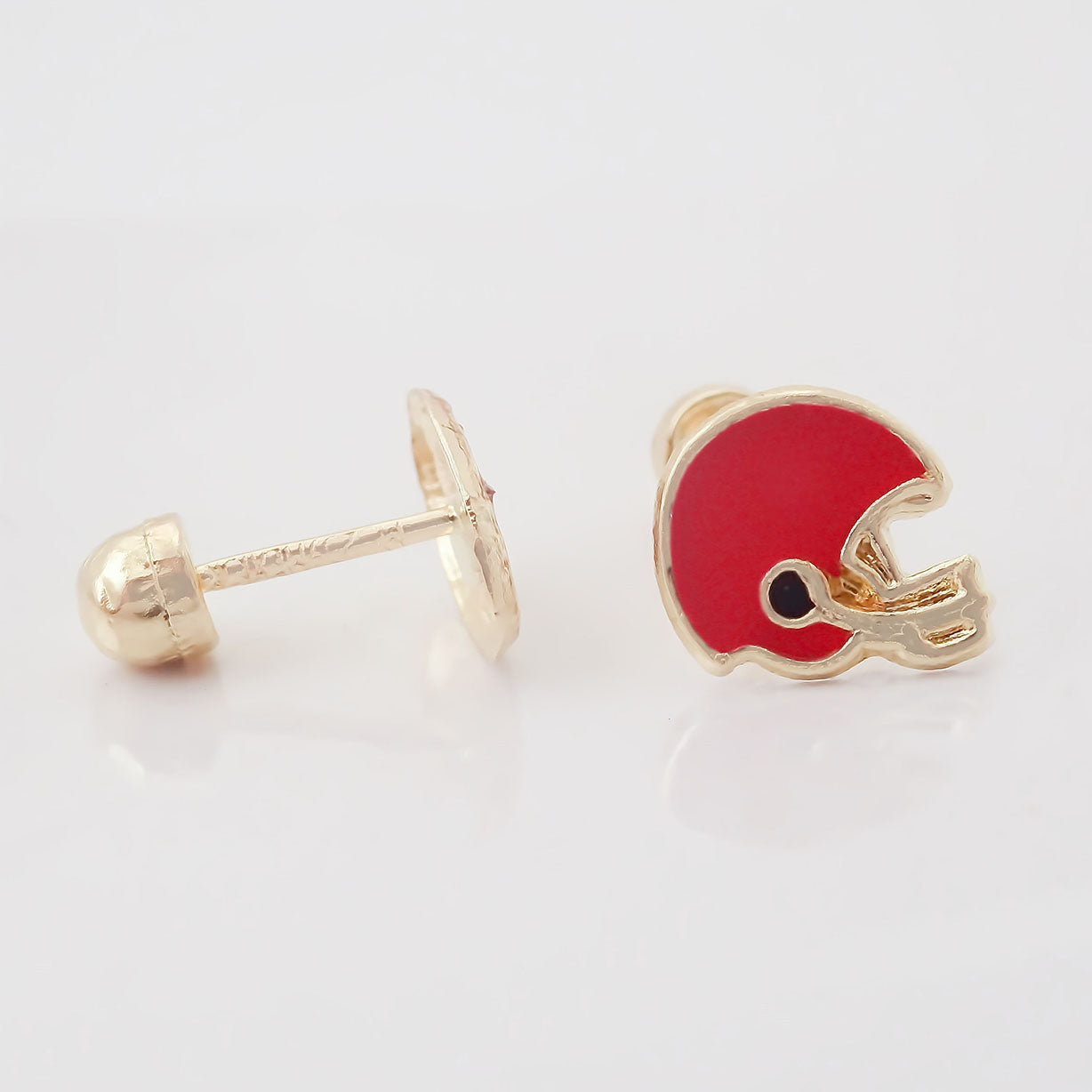 Amor Eterno - Broqueles Deluxe / Futbol Americano / Oro 10k