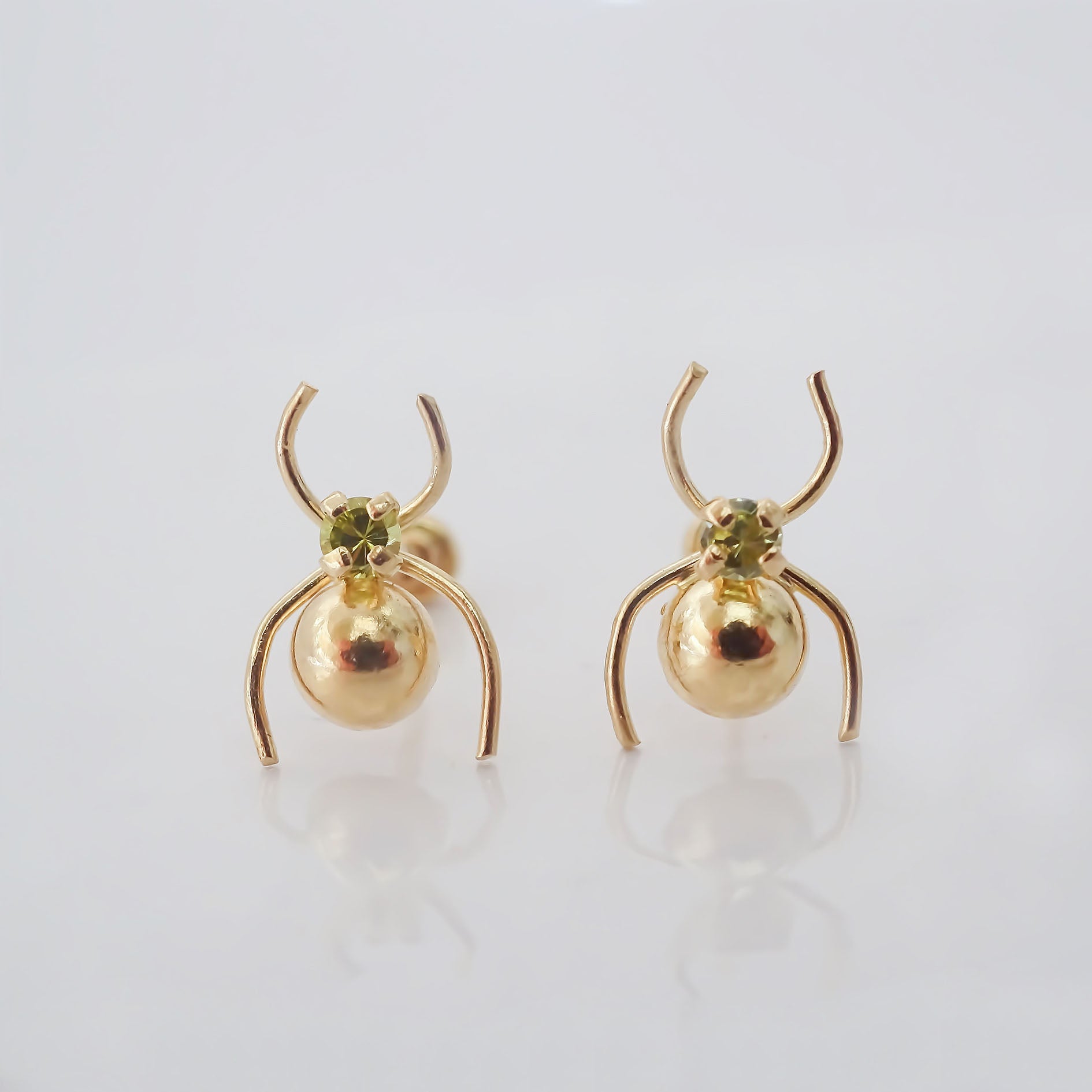 Amor Eterno - Broqueles Deluxe Araña / Aretes / Oro 10k