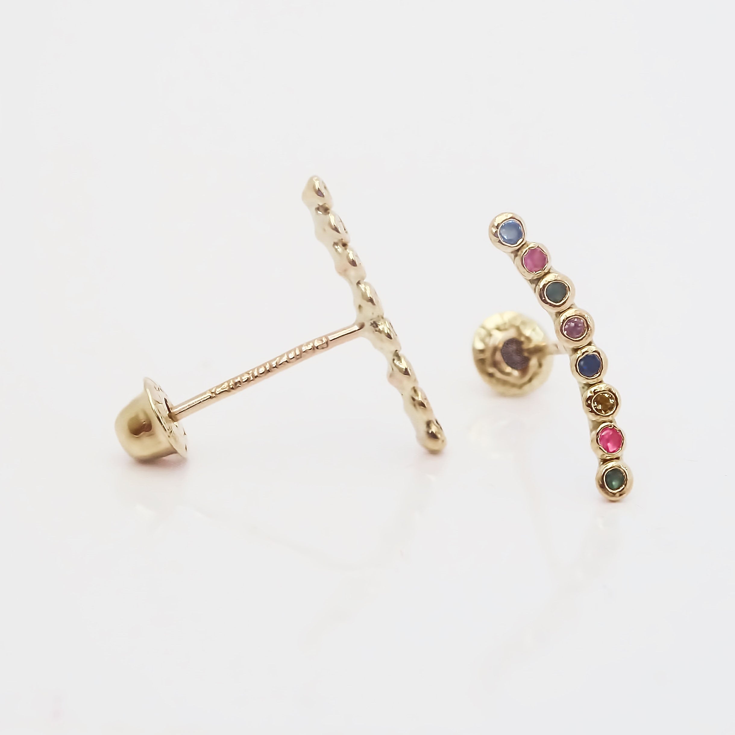 Amor Eterno - Broqueles Lambada Bebé / Aretes Oro 10k