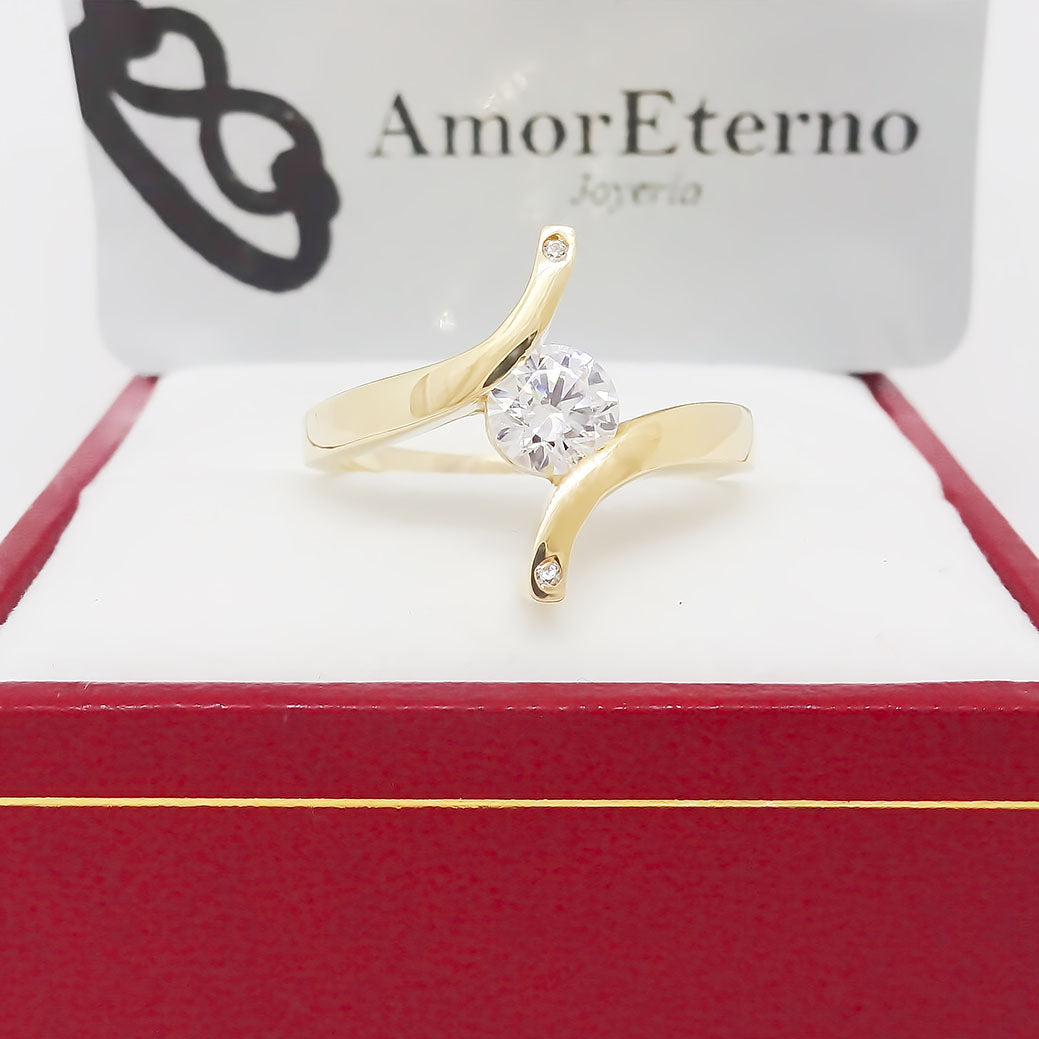 Amor Eterno - Anillo Winter / Oro 14k Sólido