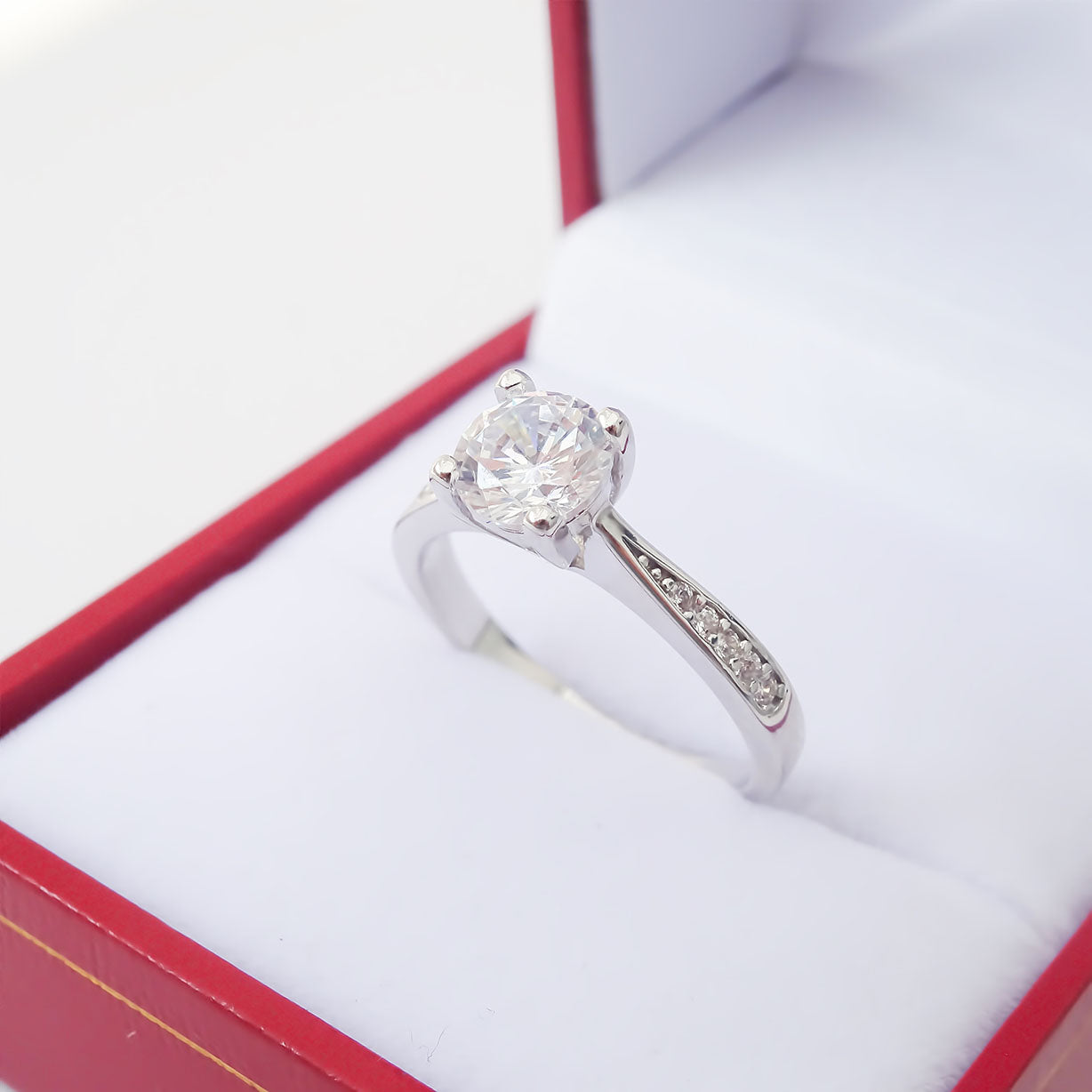 Amor Eterno - Anillo Marie / Plata Con Oro 24k