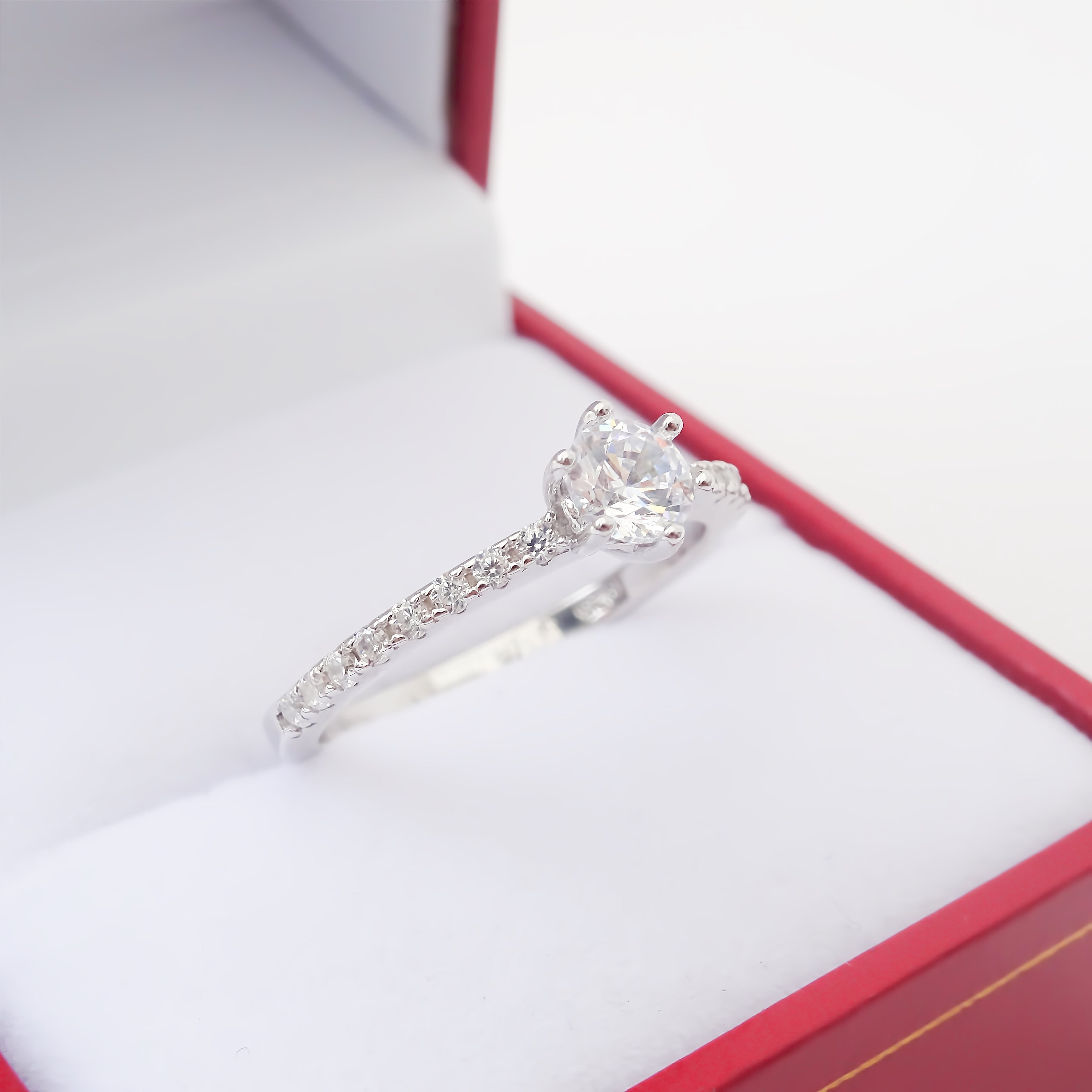 Amor Eterno - Anillo Nadia / Plata Con Oro 24k