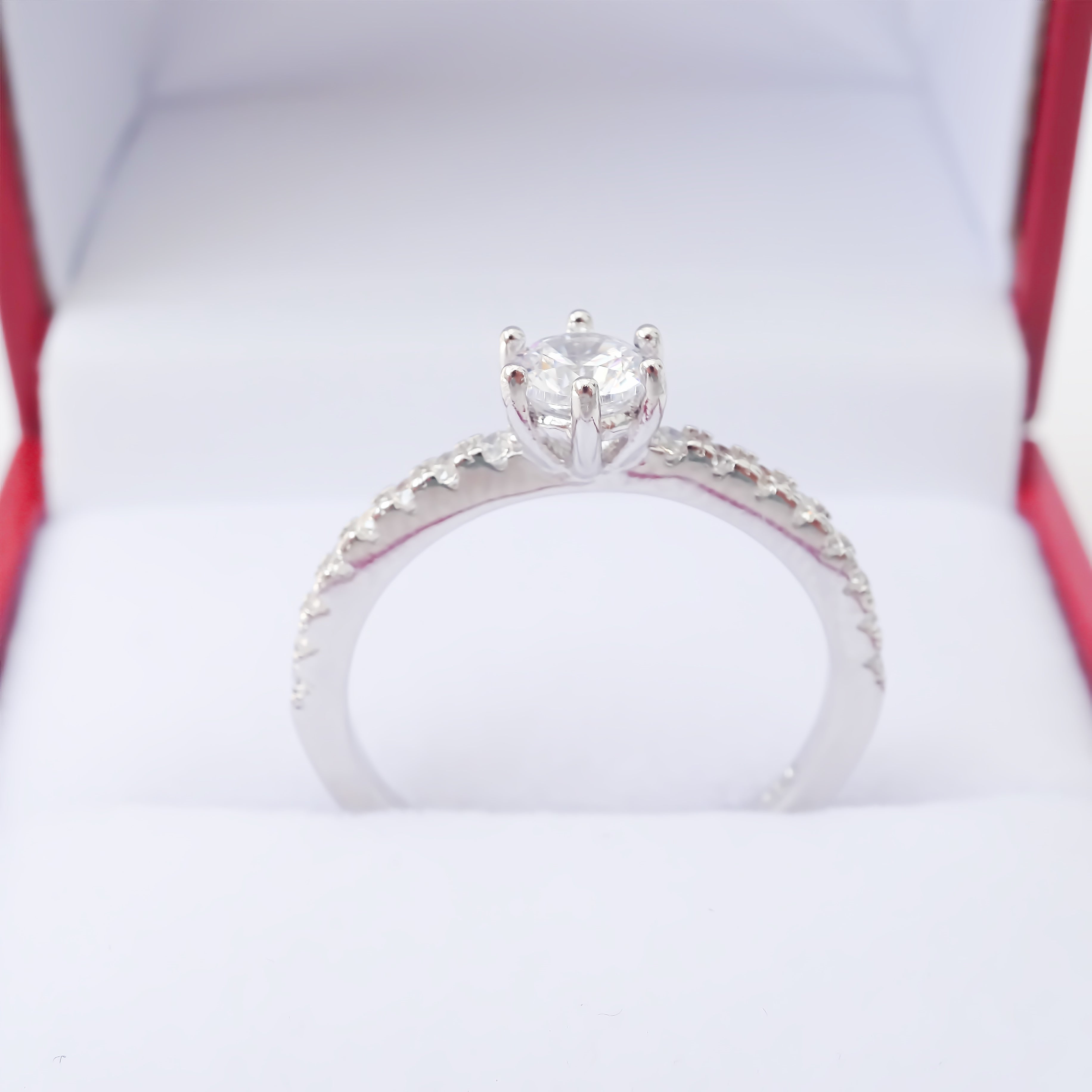 Amor Eterno - Anillo Nadia / Plata Con Oro 24k