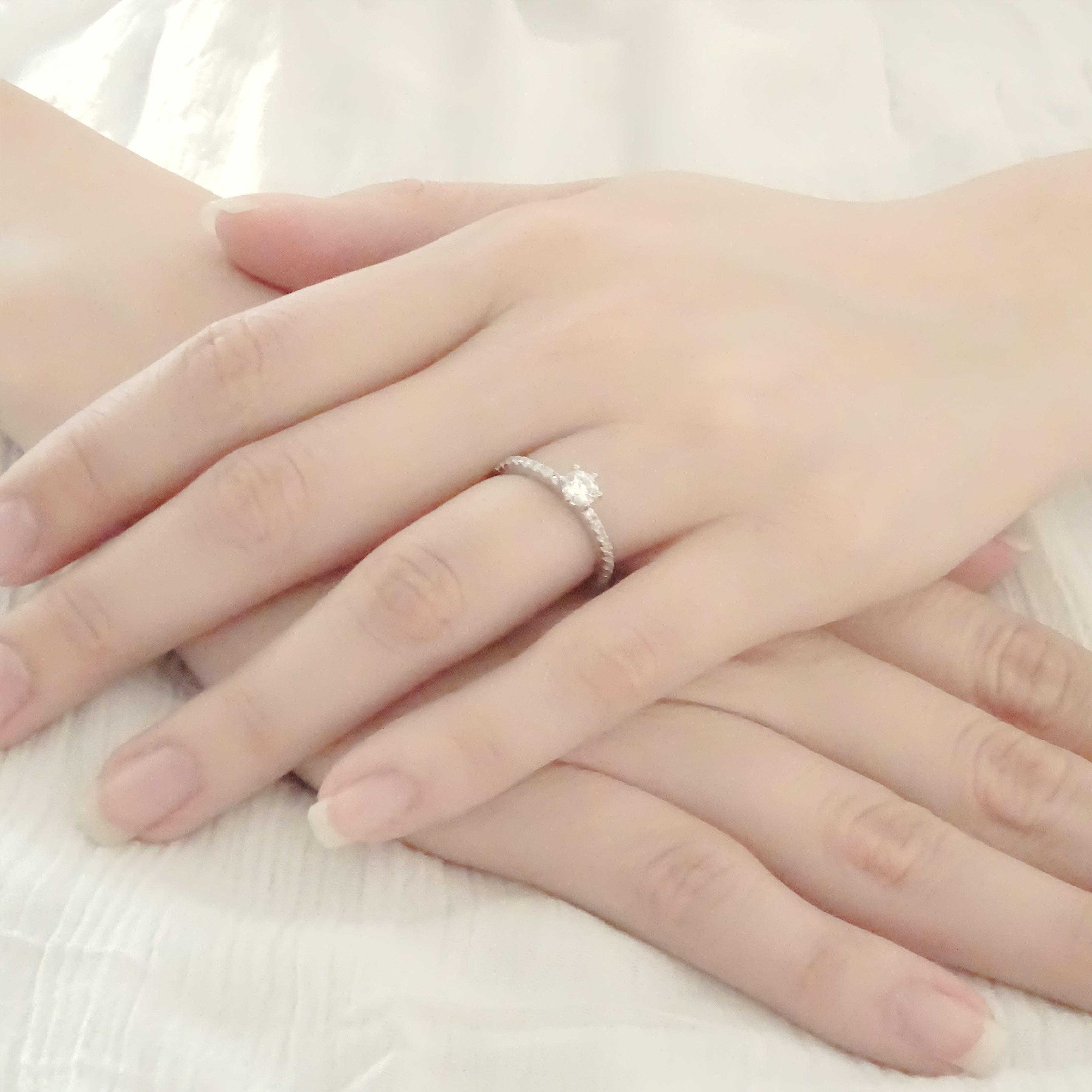 Amor Eterno - Anillo Nadia / Plata Con Oro 24k