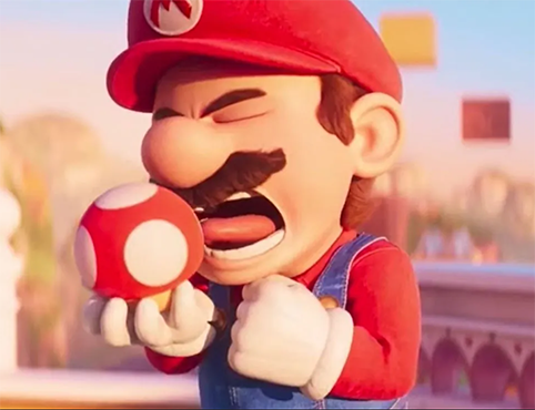 Amor Eterno - Broqueles Mario Bros / Aretes Oro 10k