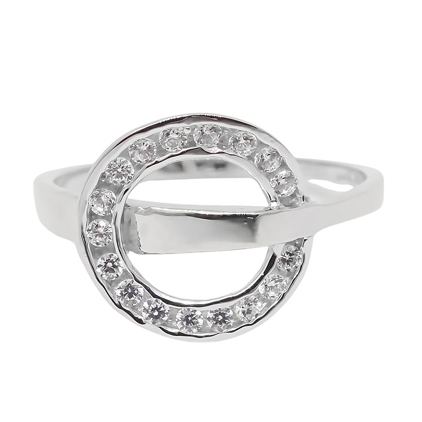 Amor Eterno - Anillo Orbit / Oro 10k Sólido