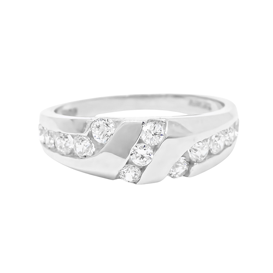 Amor Eterno - Grueso Anillo Paris / Oro Sólido 14k