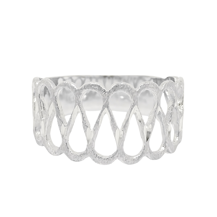 Amor Eterno - Anillo Cristina - Oro Solido 14k