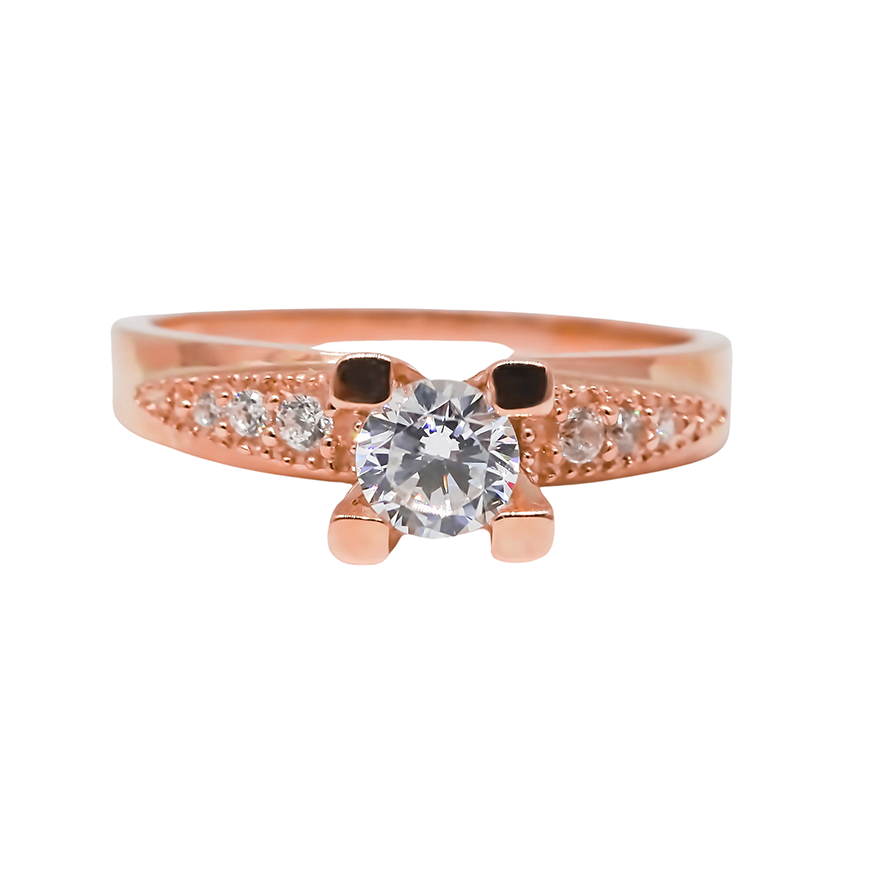 Amor Eterno - Anillo París / Oro 14k Sólido