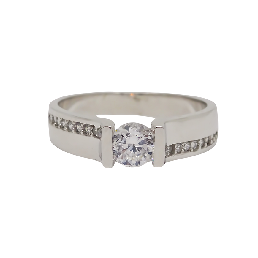 Amor Eterno - Anillo Gemini / Oro Sólido 10k