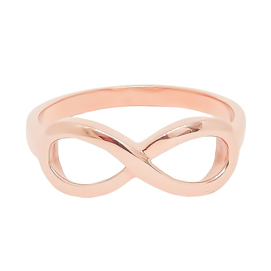 Amor Eterno - Anillo Infinito Chico / Oro 14k Sólido