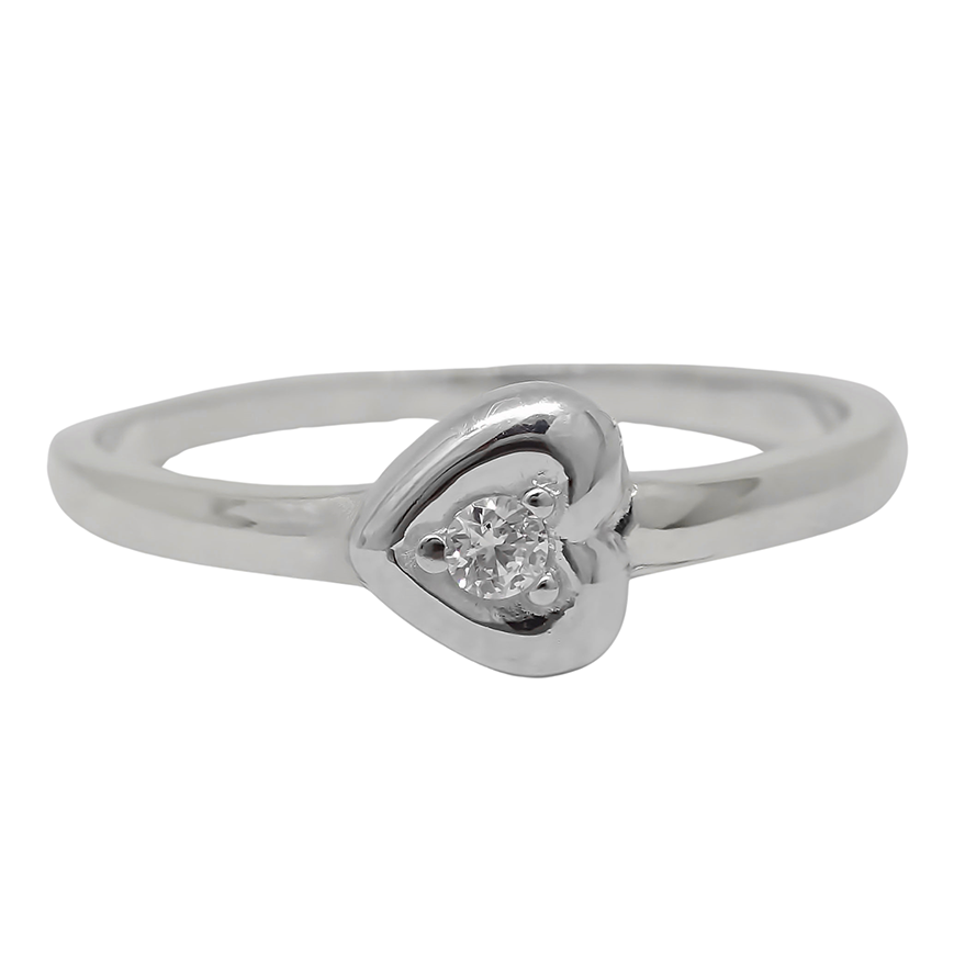 Amor Eterno - Anillo Corazón / Oro Sólido 14k