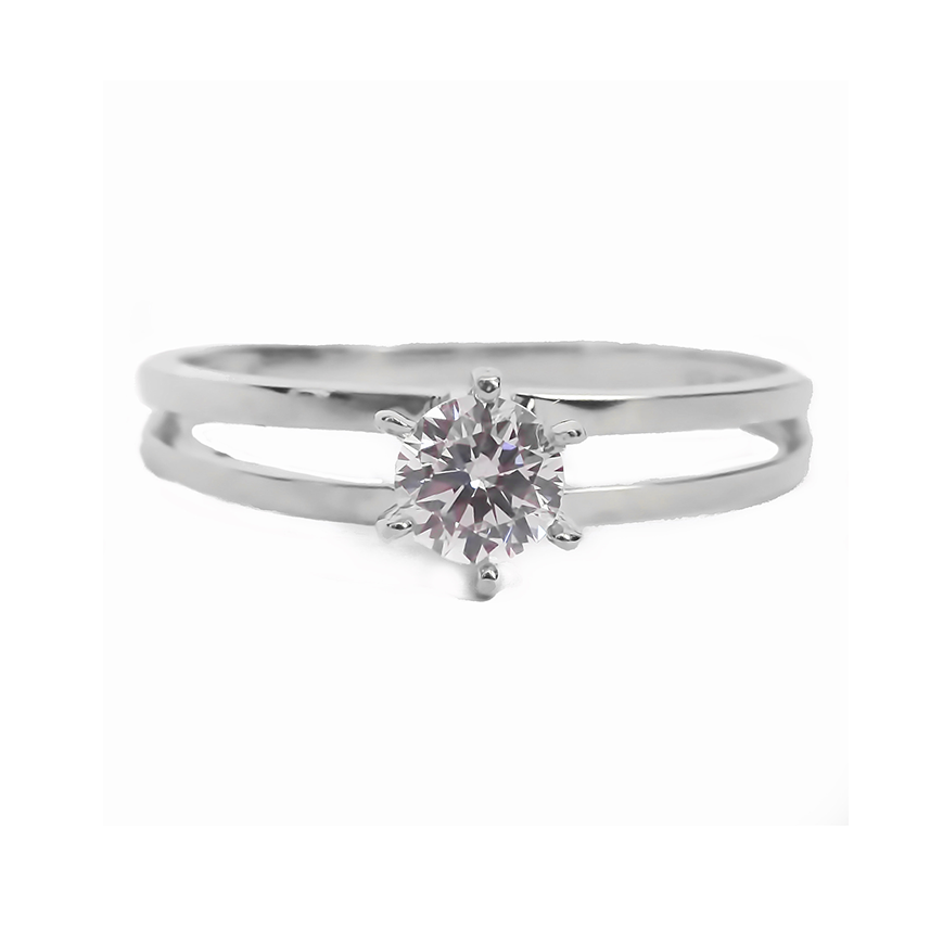 Amor Eterno - Anillo Mía / Oro Sólido 14k