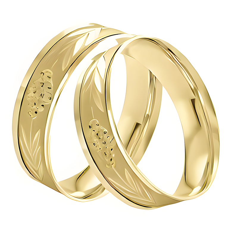 Argollas Aleksei 14k