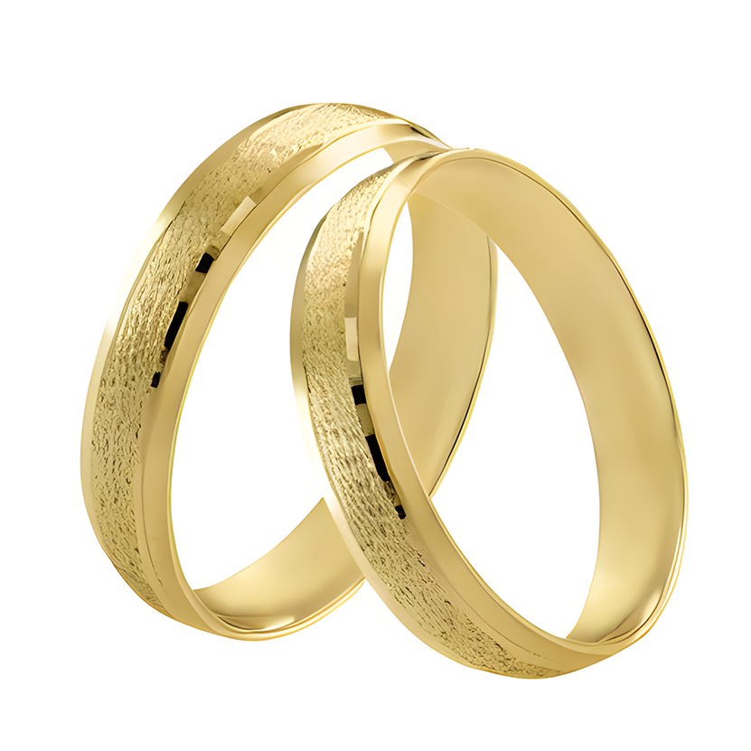 Argollas Cascada 14k