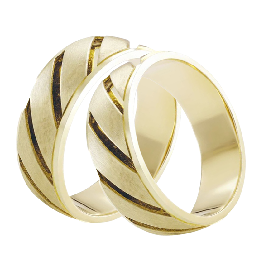 Argollas Espiral 14k