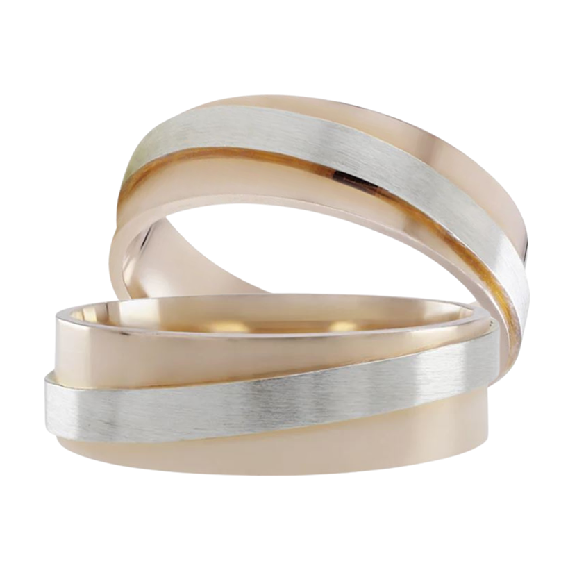 Argollas Saturno 14k