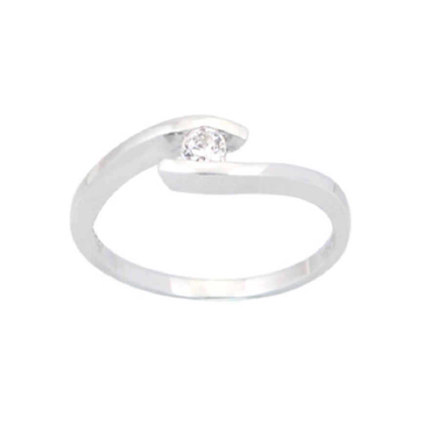 Amor Eterno - Anillo Ondas / Oro Sólido 10k