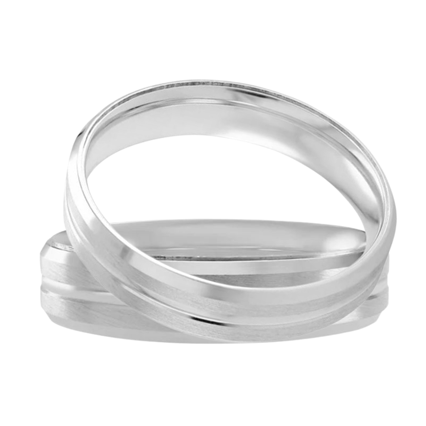 Argollas Inspiración 5mm 14k