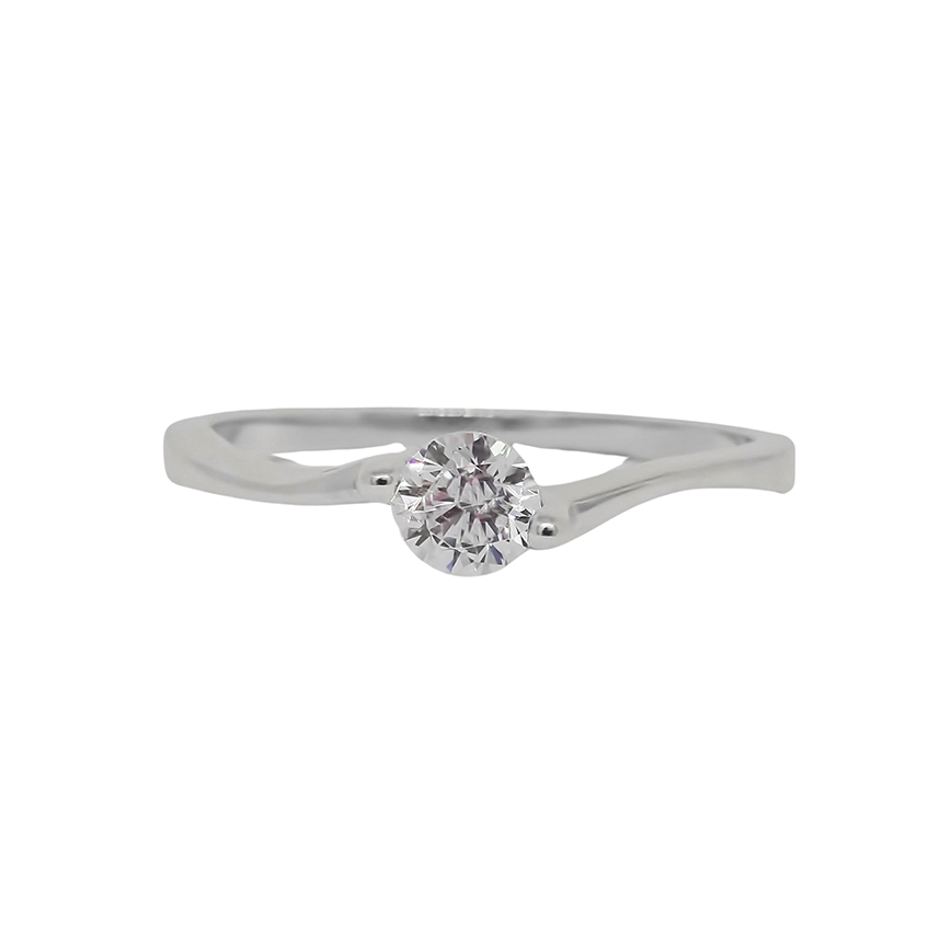 Amor Eterno - Anillo Ondulado / Oro Sólido 10k