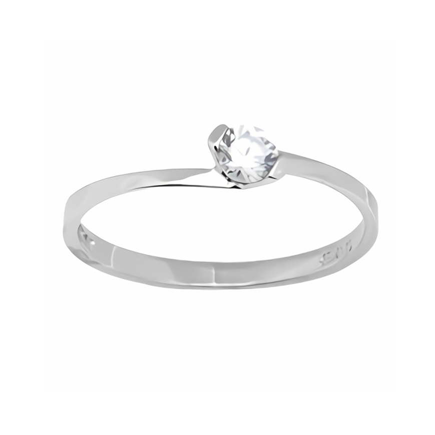 Amor Eterno - Compromiso / Anillo Circulo Plano / Oro 14k Solido