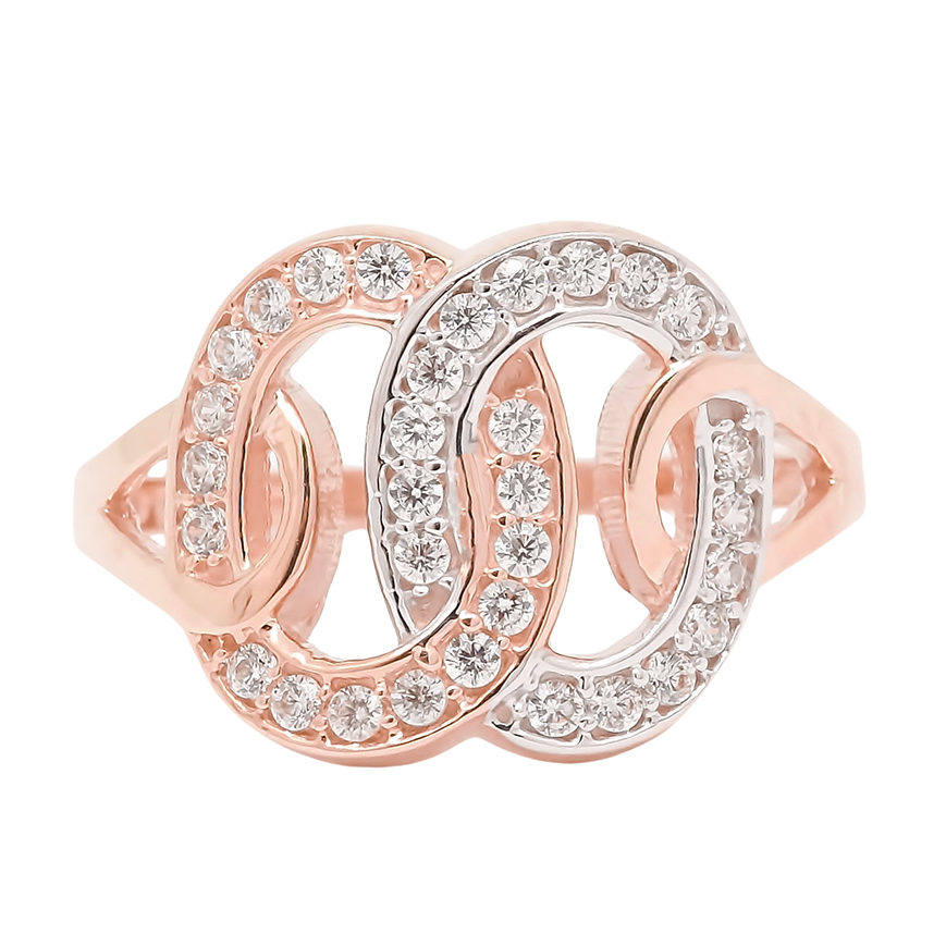 Amor Eterno - Anillo Ovale / Oro 14k Solido