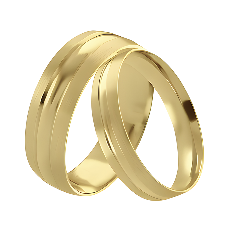 Argollas Armonía 14k